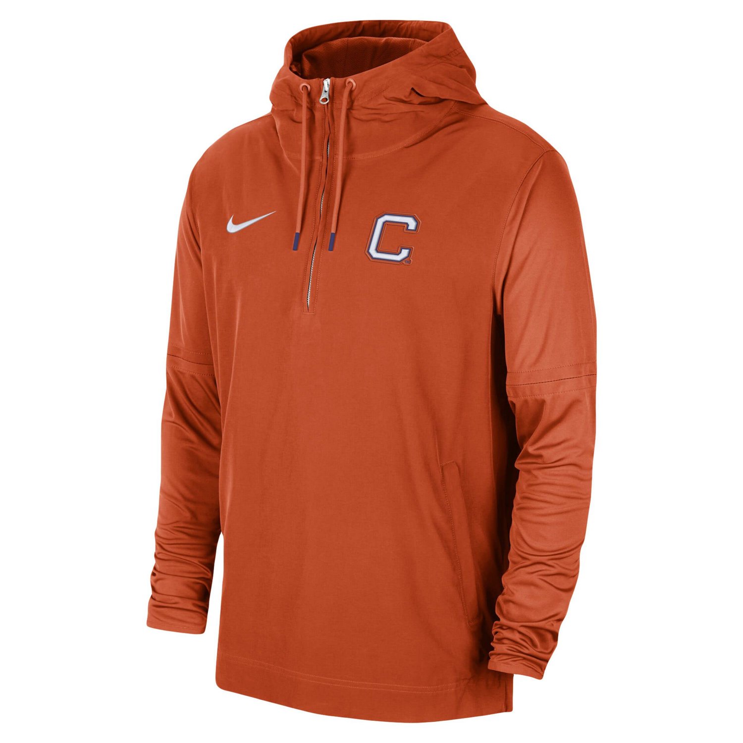 Nike Clemson Tigers 2023 Sideline Player Quarter-Zip Hoodie Jacket                                                               - view number 2