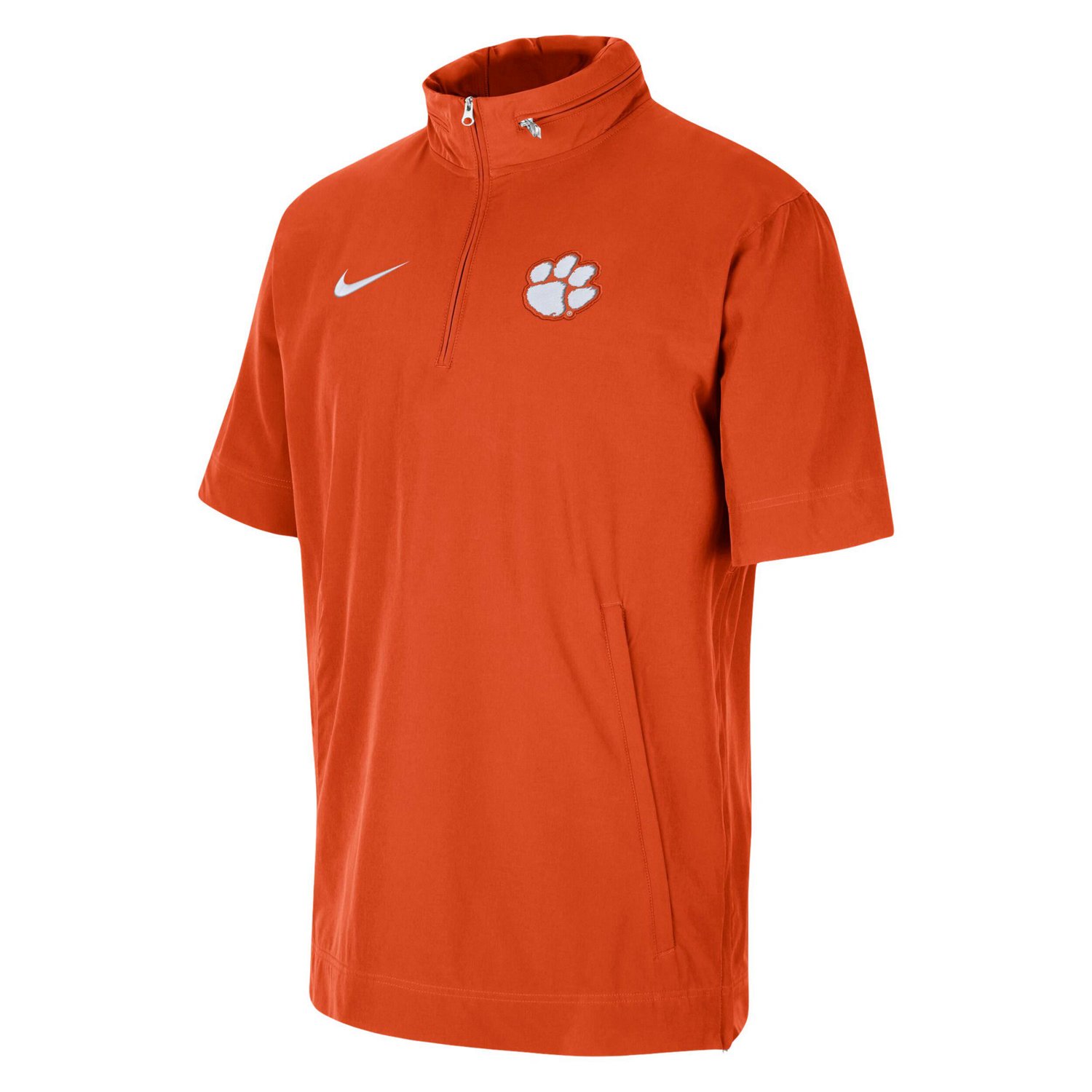 Nike Clemson Tigers Coaches Half-Zip Short Sleeve Jacket                                                                         - view number 2
