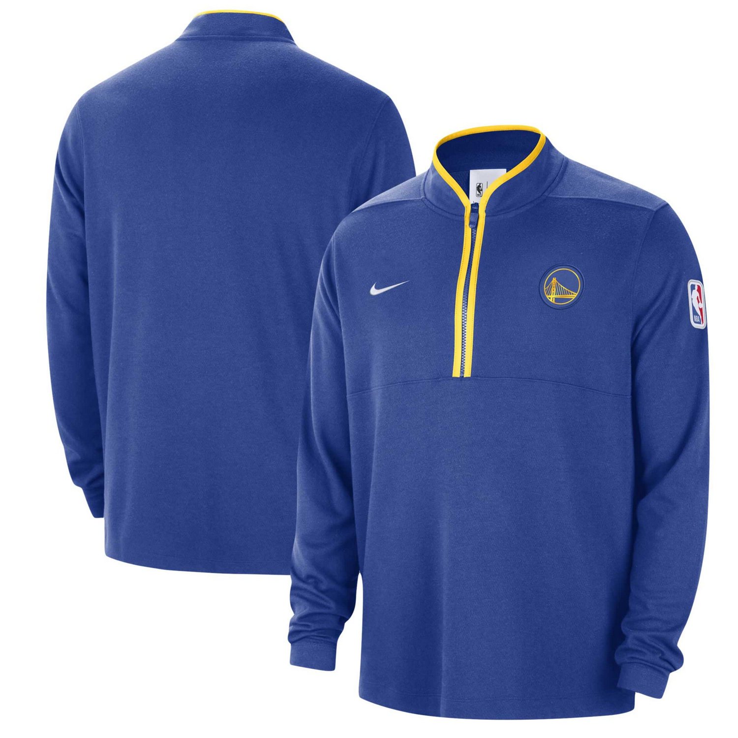 Nike Golden State Warriors Authentic Performance Half-Zip Jacket                                                                 - view number 1