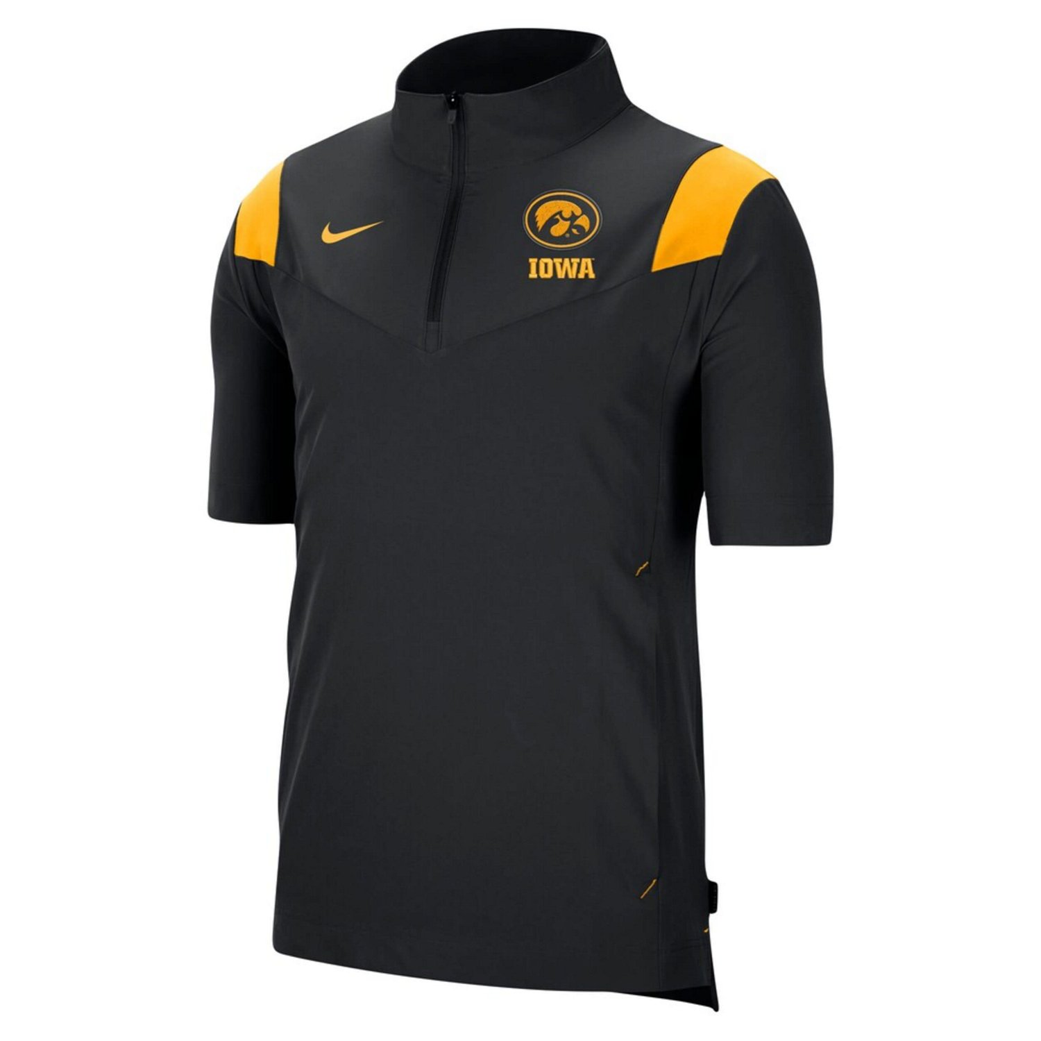 Nike Iowa Hawkeyes Coach Short Sleeve Quarter-Zip Jacket                                                                         - view number 2