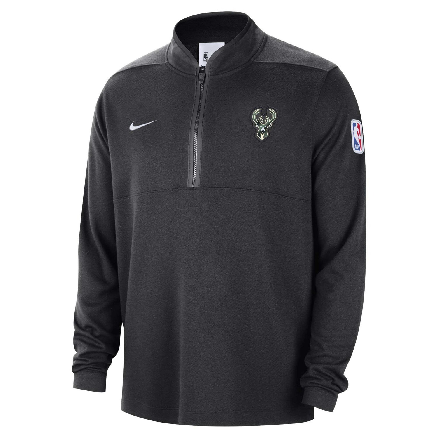 Nike Milwaukee Bucks 2023/24 Authentic Performance Half-Zip Jacket                                                               - view number 2
