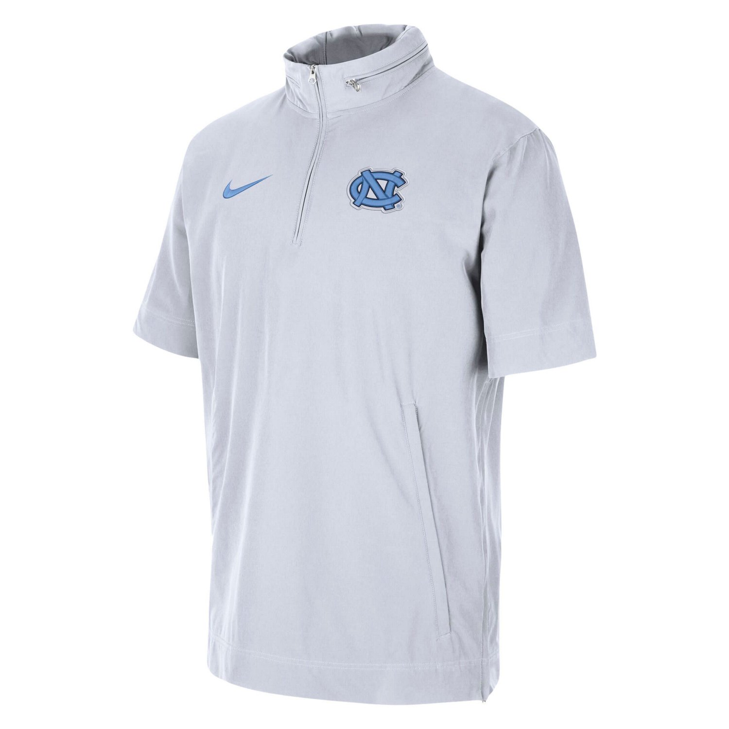 Nike North Carolina Tar Heels Coaches Half-Zip Short Sleeve Jacket - view number 2