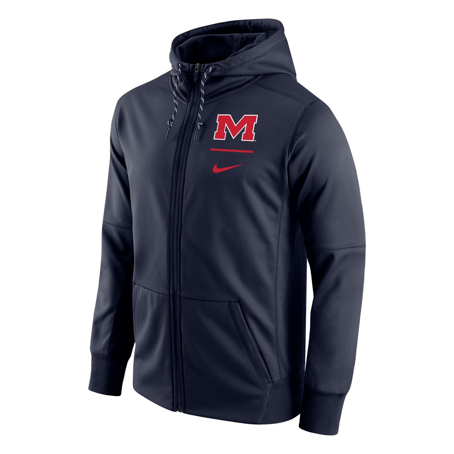 Nike Ole Miss Rebels Logo Stack Performance Full-Zip Hoodie - view number 2