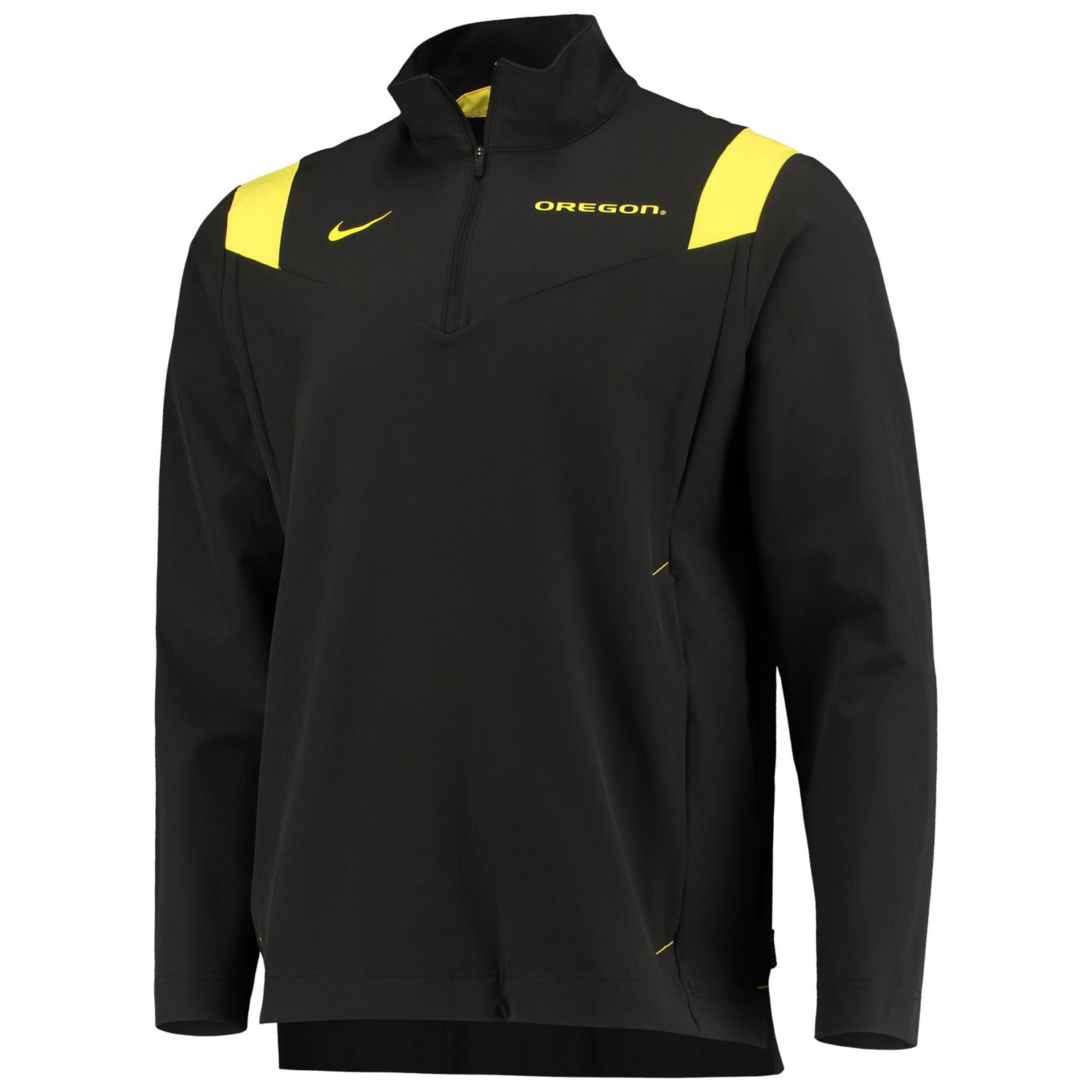 Nike Oregon Ducks 2021 Team Coach Quarter-Zip Jacket - view number 2