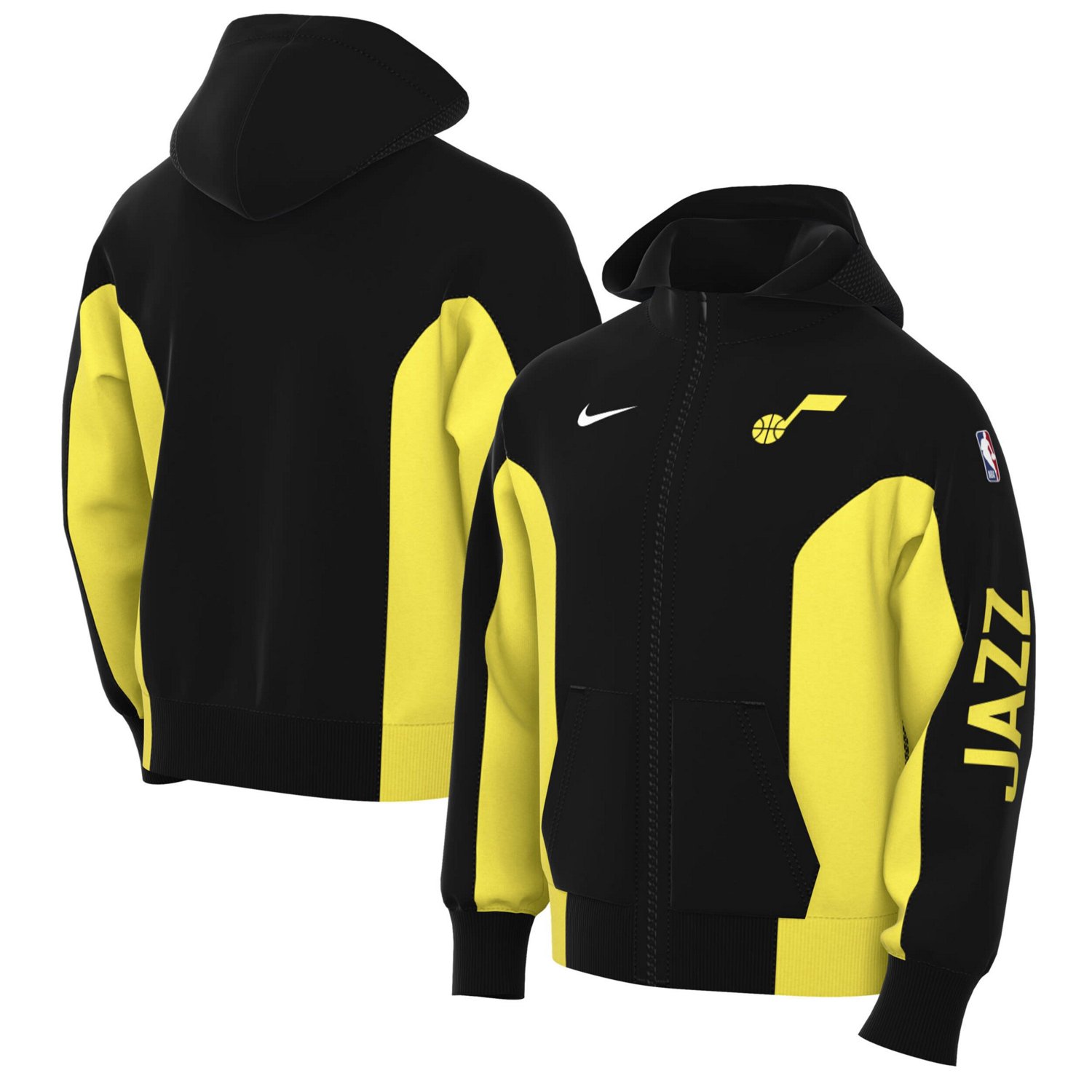 Nike Utah Jazz 2023 24 Authentic Showtime Full Zip Hoodie Academy