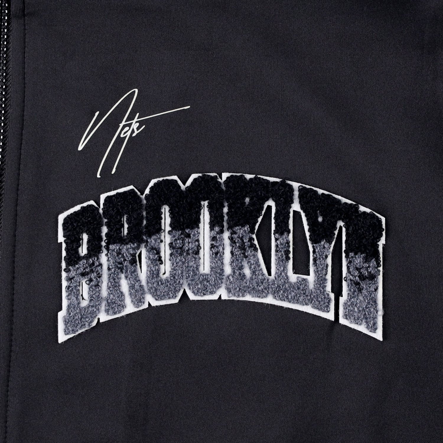 Pro Standard Brooklyn Nets Hometown Mock Neck Full-Zip Track Jacket