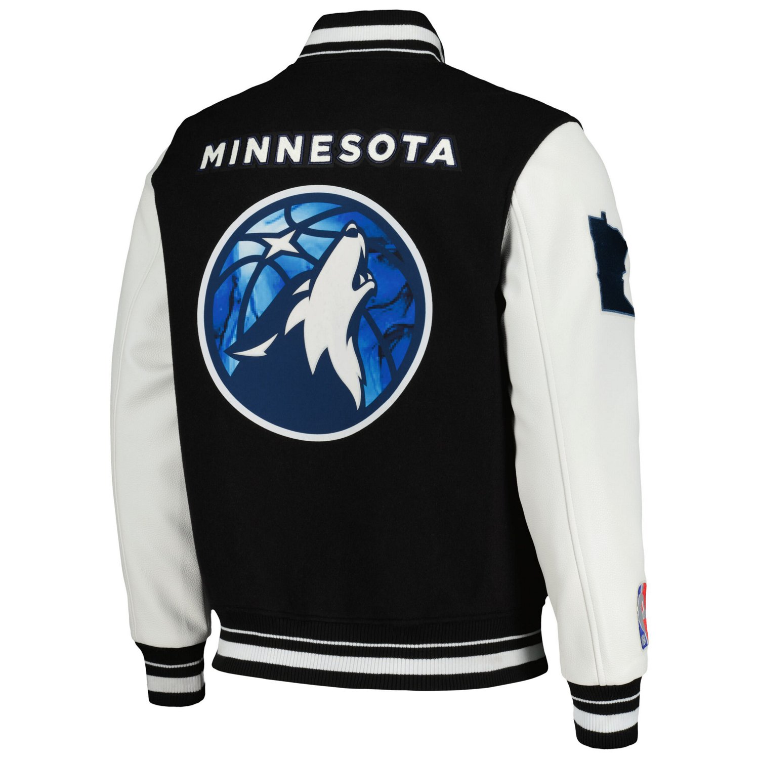 Pro Standard Minnesota Timberwolves 2023/24 City Edition Varsity Jacket - view number 3