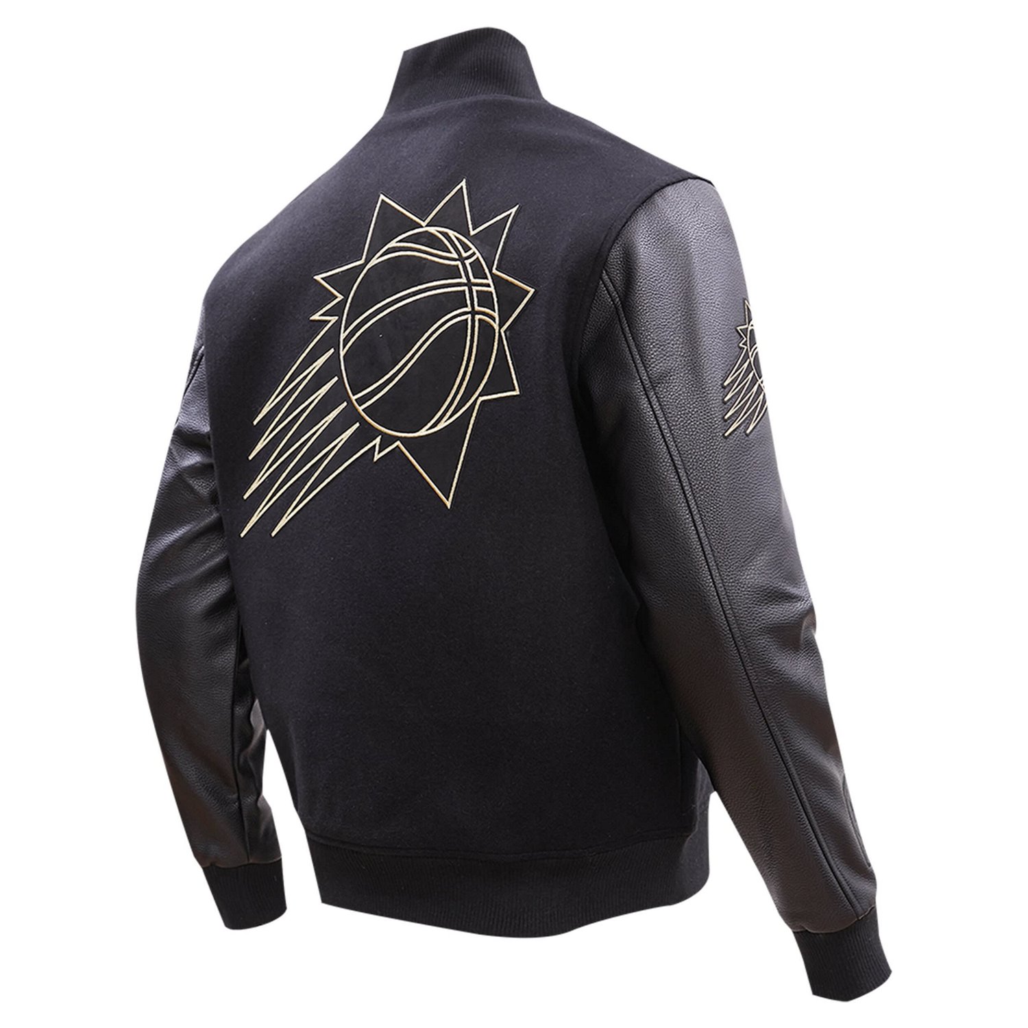 Pro Standard Phoenix Suns Gold Stitch Varsity Jacket - view number 4