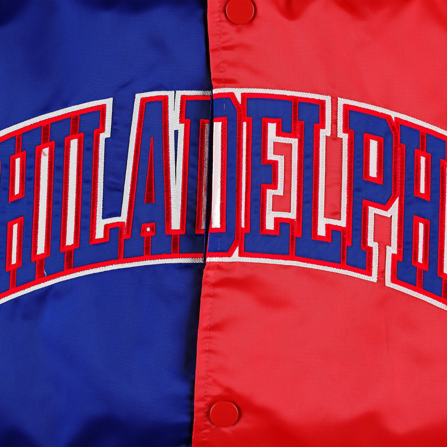 Starter /Red Philadelphia 76ers Fast Break Satin Full-Snap Jacket                                                                - view number 4