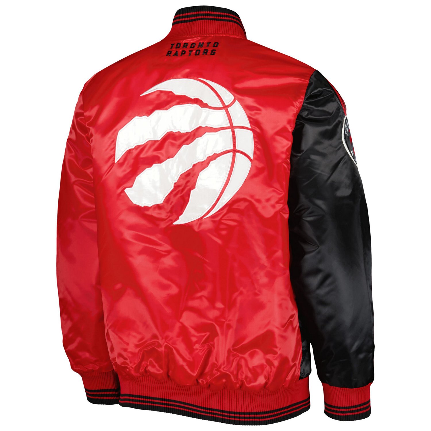 Starter /Red Toronto Raptors Fast Break Satin Full-Snap Jacket                                                                   - view number 3