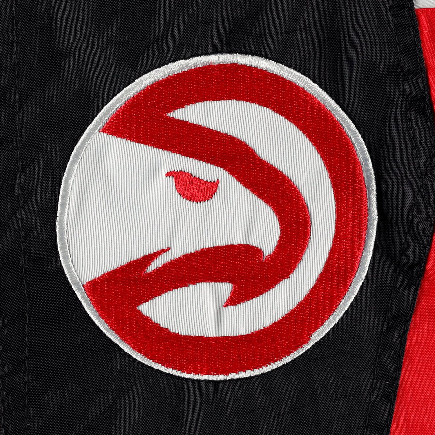 Starter Atlanta Hawks Body Check Raglan Hoodie Half-Zip Jacket