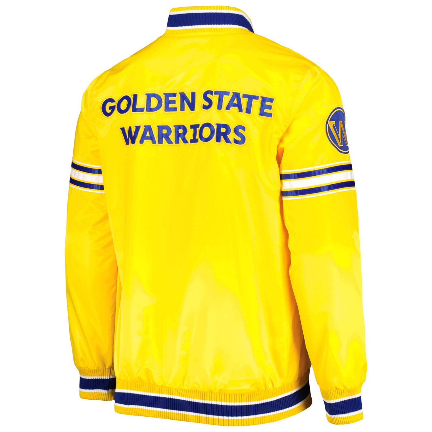 Starter en State Warriors Slider Satin Full-Snap Varsity Jacket                                                                  - view number 3