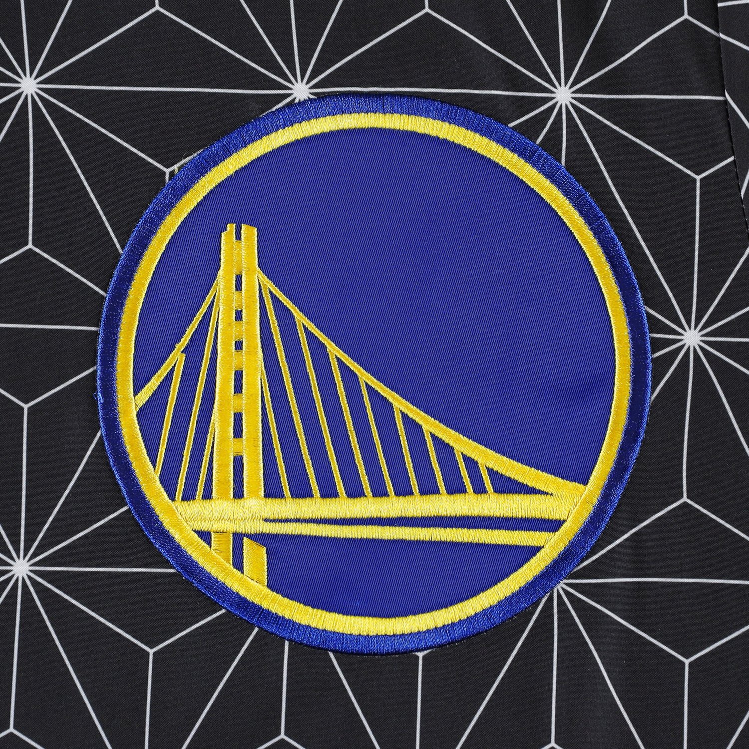 Starter Golden State Warriors In-Field Play Fashion Satin Full-Zip Varsity Jacket                                                - view number 4