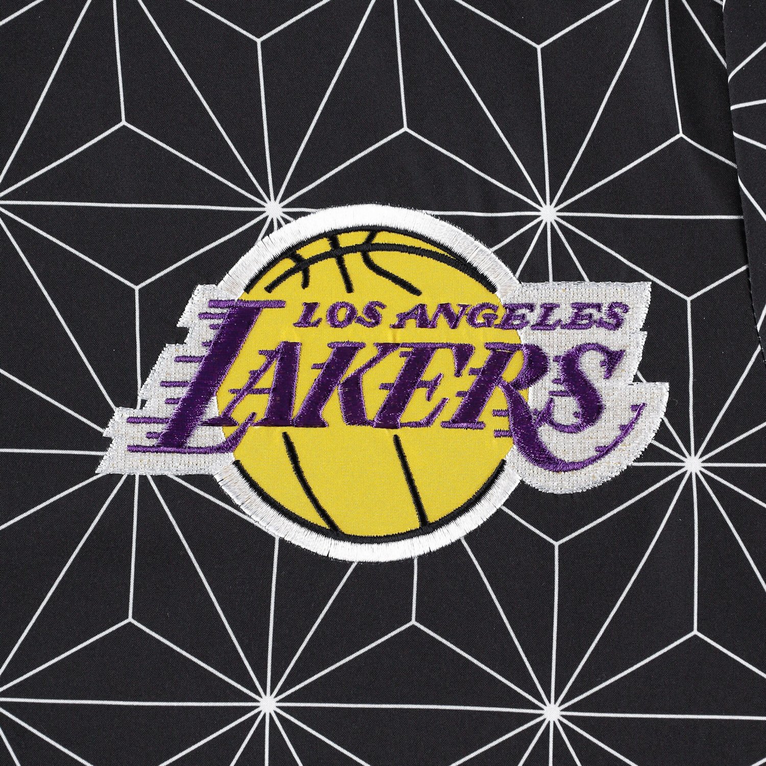 Starter Los Angeles Lakers In-Field Play Fashion Satin Full-Zip Varsity Jacket                                                   - view number 4