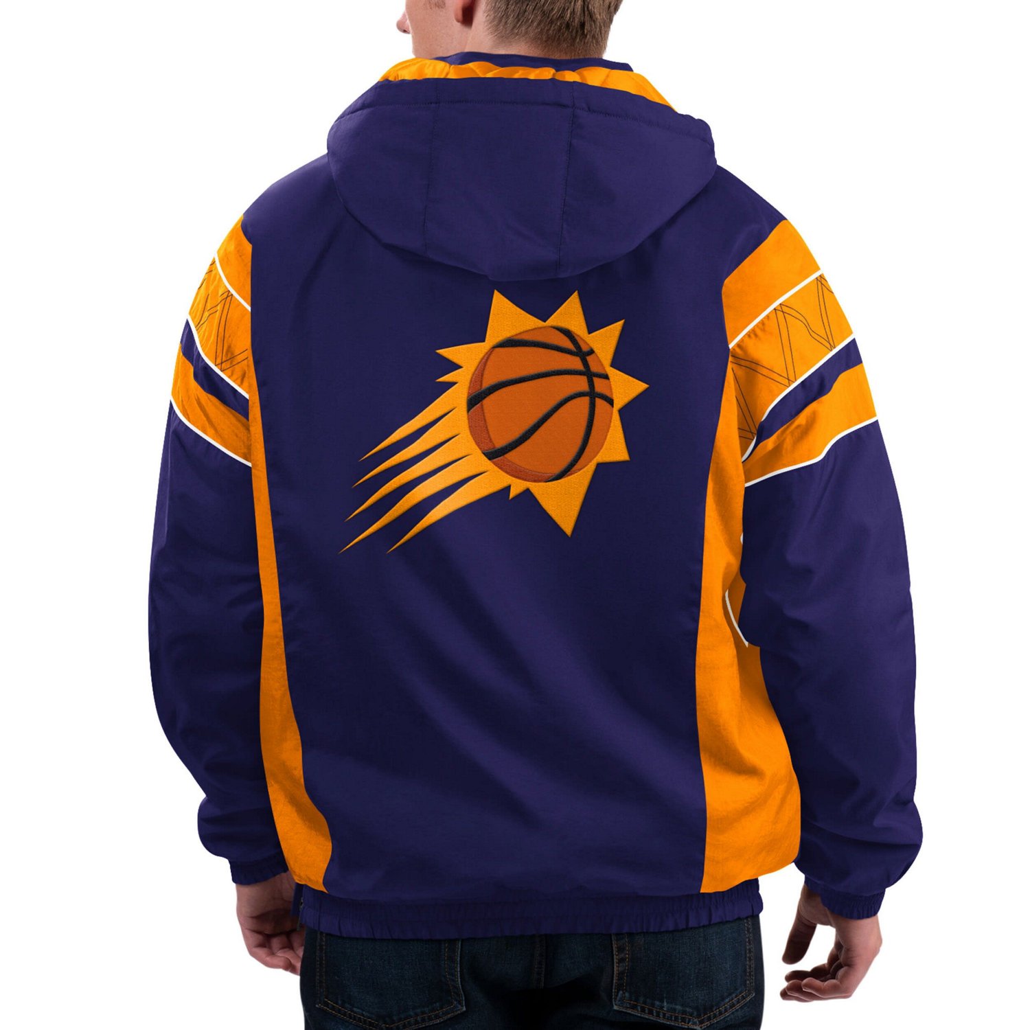Starter Phoenix Suns Home Team Hoodie Half-Zip Jacket                                                                            - view number 2