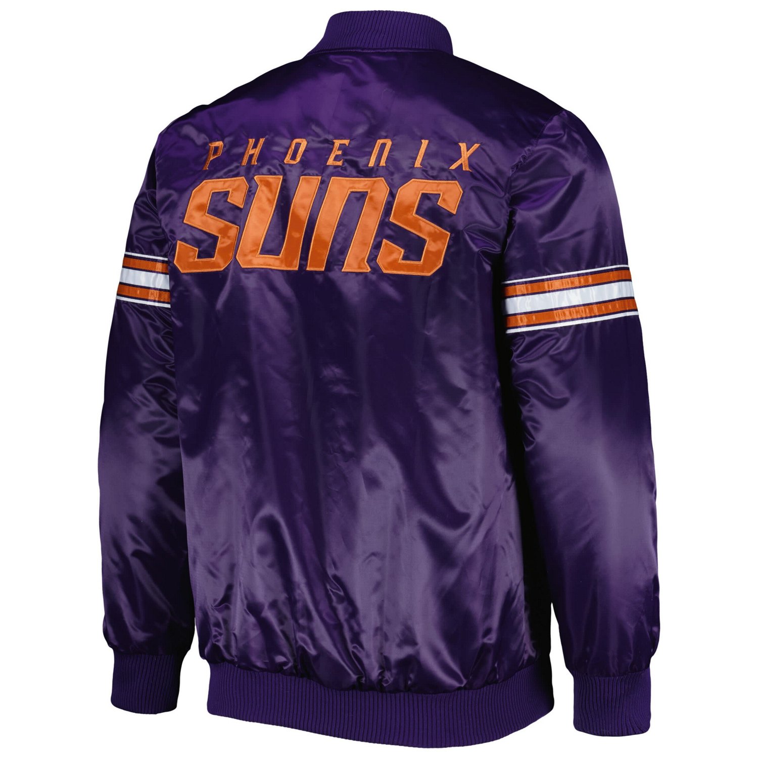 Starter Phoenix Suns Pick  Roll Satin Full-Snap Varsity Jacket