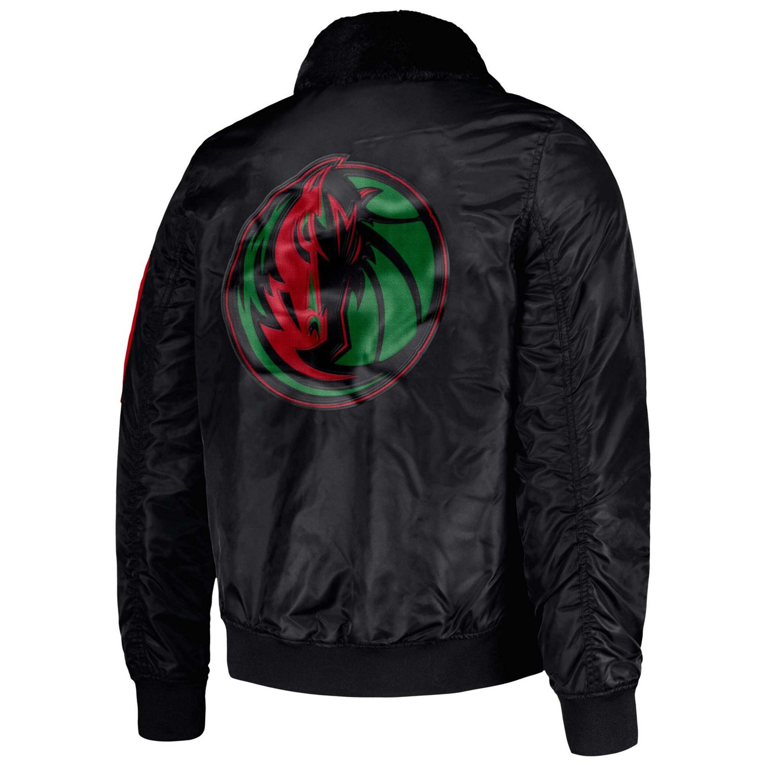 Starter x Ty Mopkins Dallas Mavericks History Month Satin Full Zip Jacket Academy