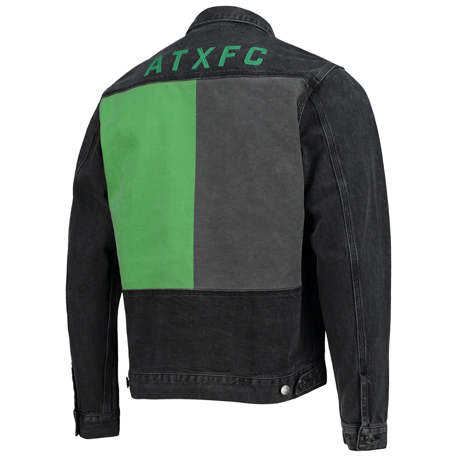 The Wild Collective Austin FC Denim Button-Up Jacket - view number 4