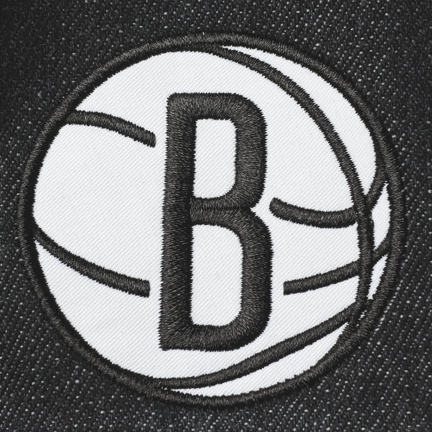 The Wild Collective Brooklyn Nets Patch Denim Button-Up Jacket                                                                   - view number 4