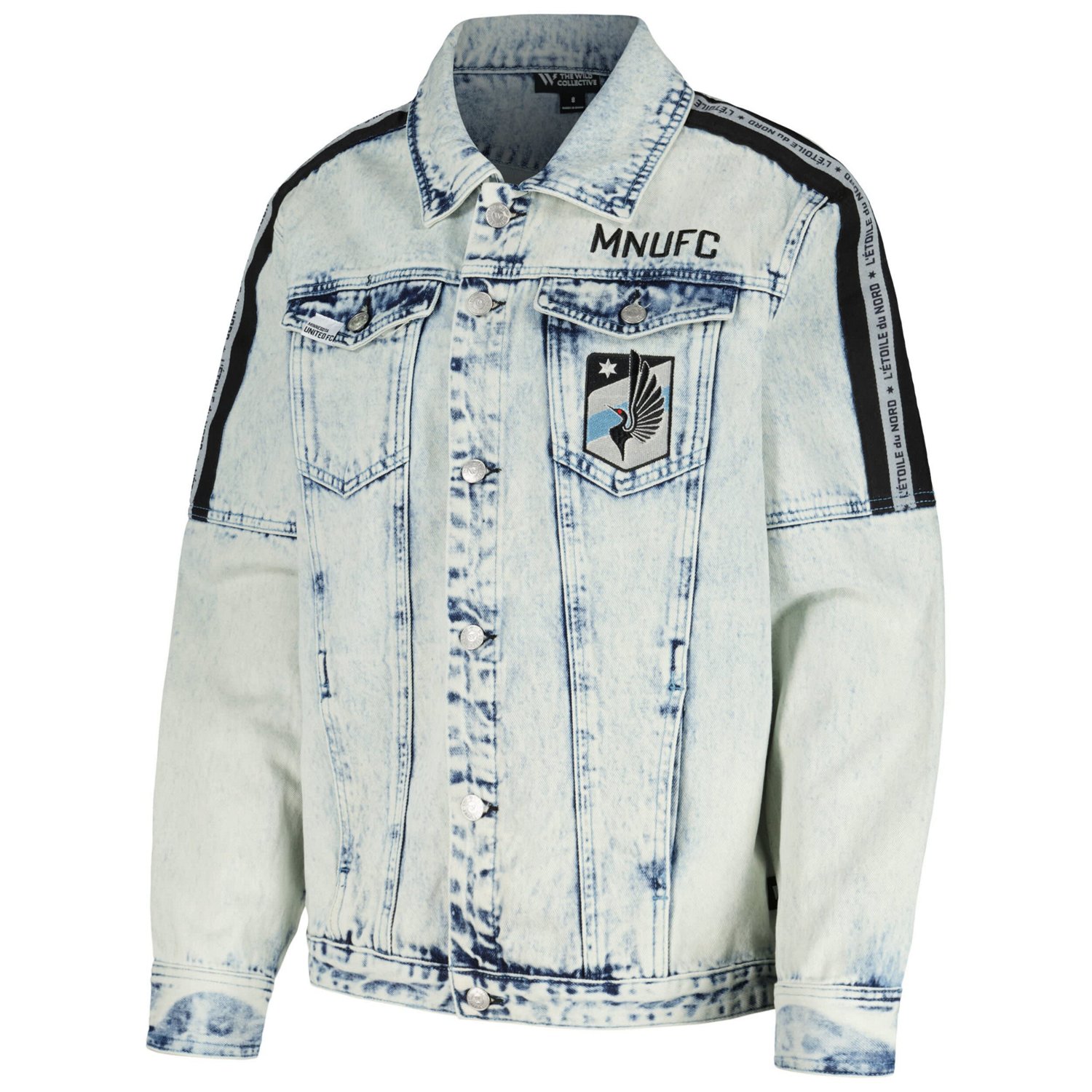 The Wild Collective Minnesota United FC Denim Button-Up Jacket