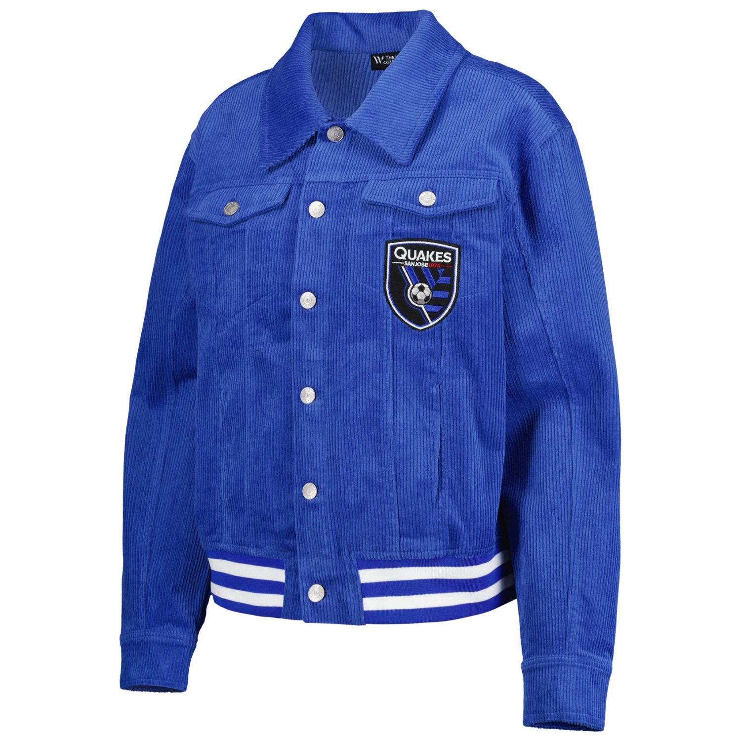 The Wild Collective San Jose Earthquakes Corduroy Button-Up Jacket                                                               - view number 2