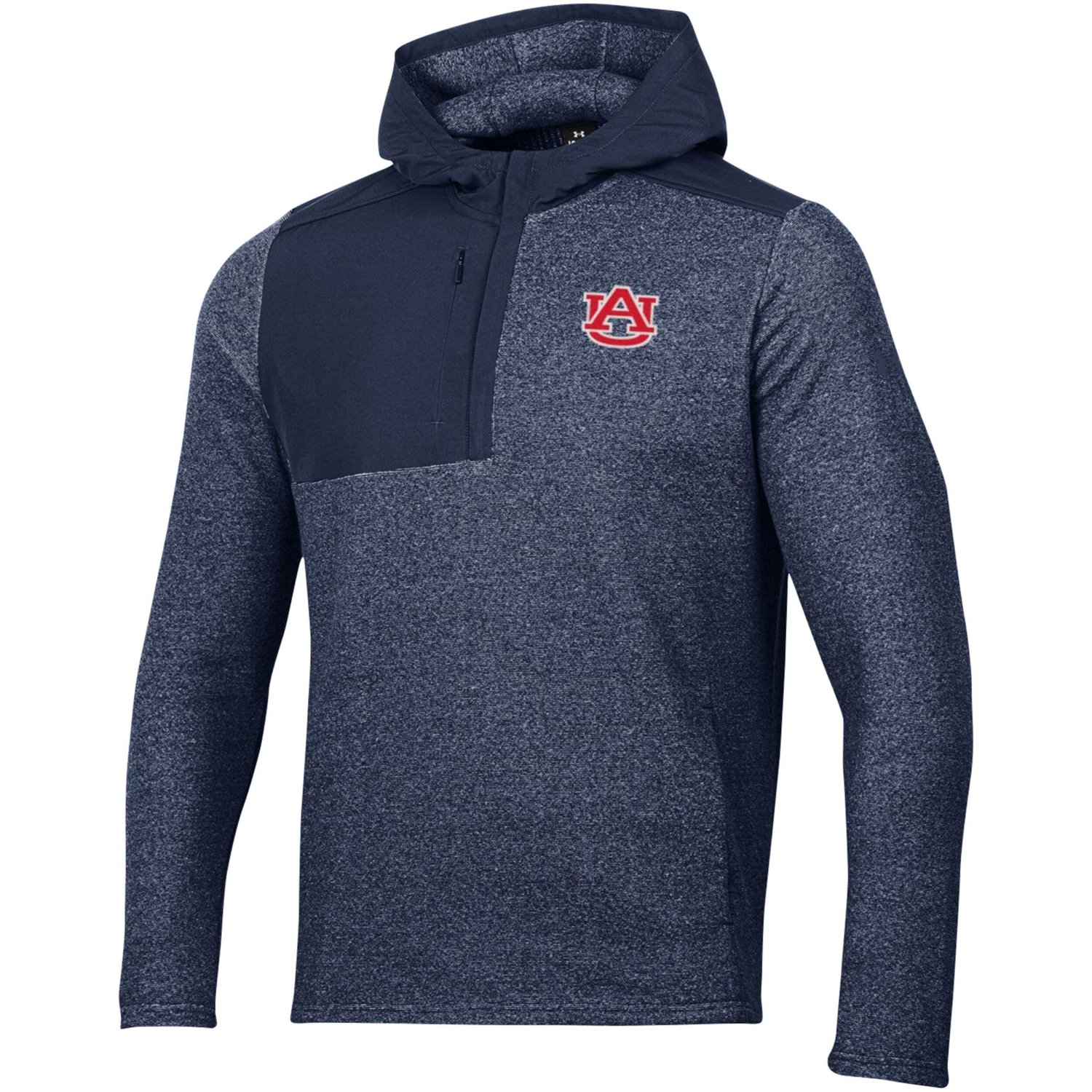 Under Armour Auburn Tigers Survivor Fleece Hoodie Quarter-Zip Jacket                                                             - view number 2
