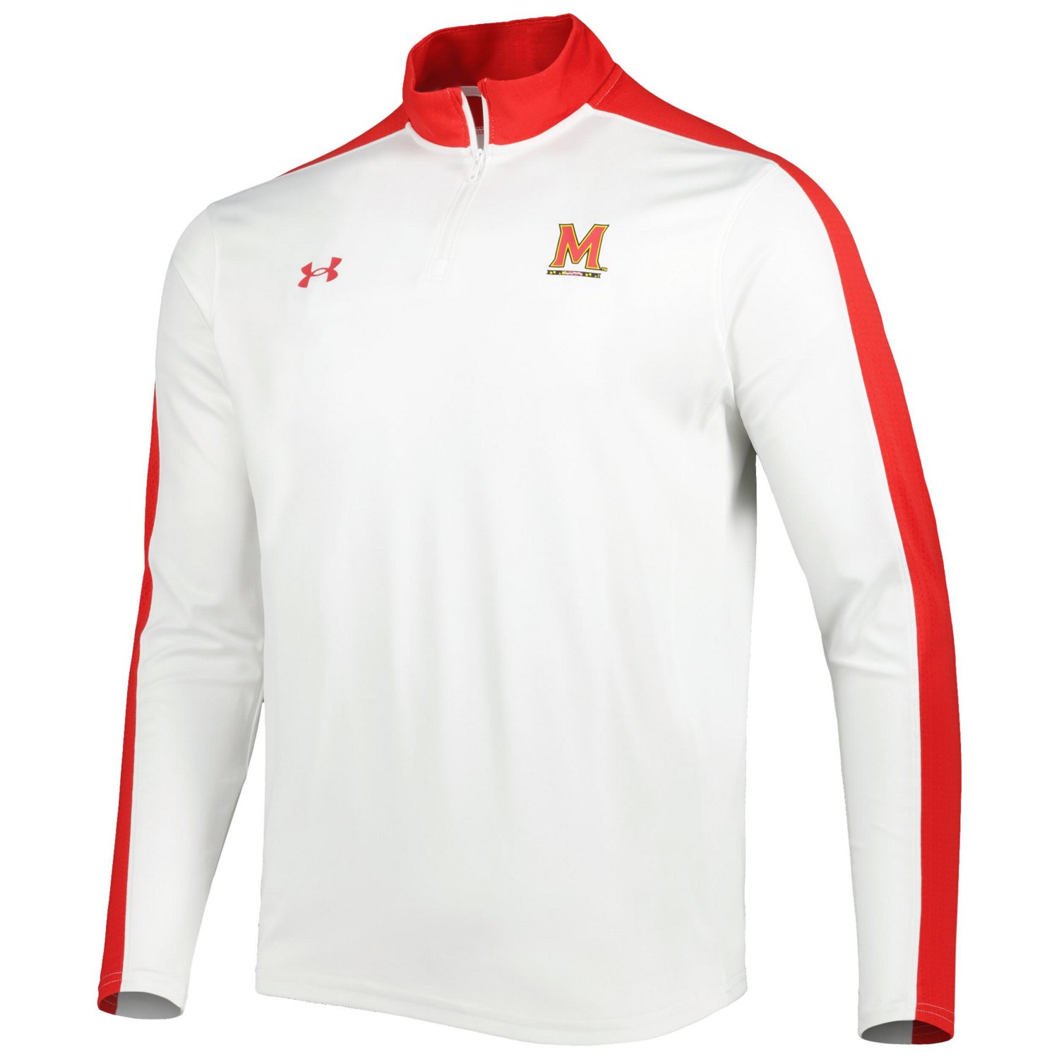 Under Armour Maryland Terrapins Lightweight Mock Neck Performance Quarter-Zip Jacket - view number 2