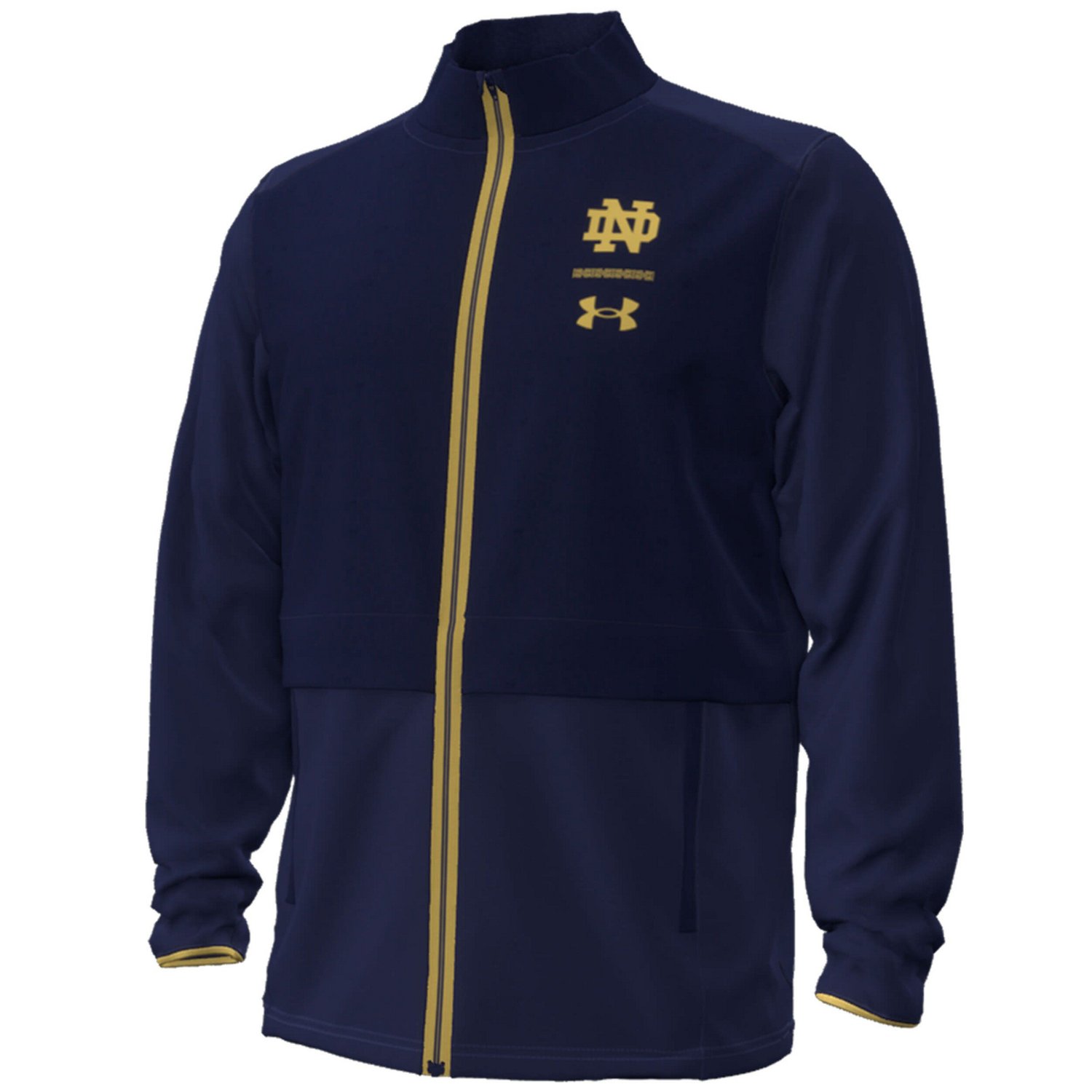 Under Armour Notre Dame Fighting Irish 2023 Aer Lingus College Football Classic Full Zip Jacket Academy