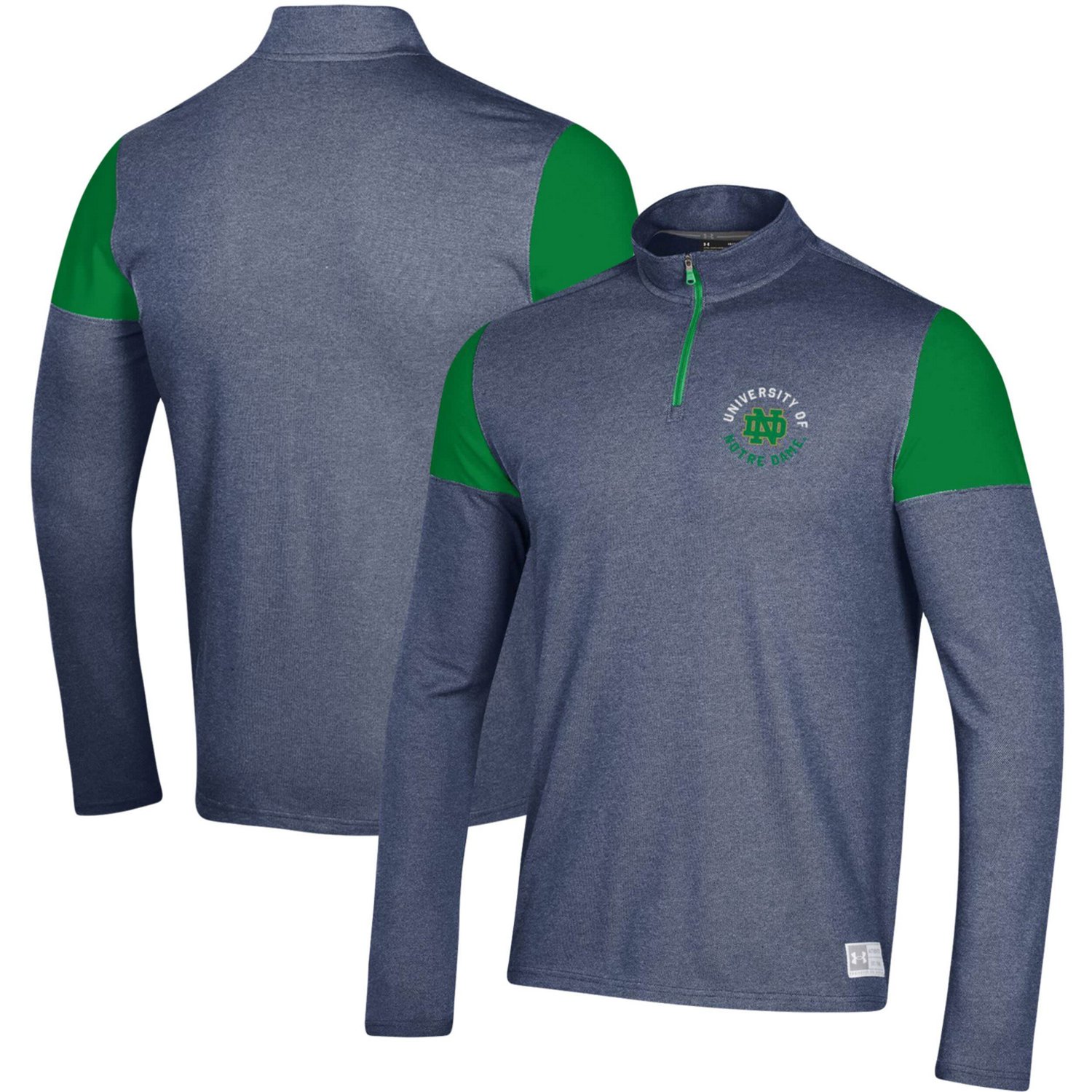 Notre dame under armour cheap quarter zip