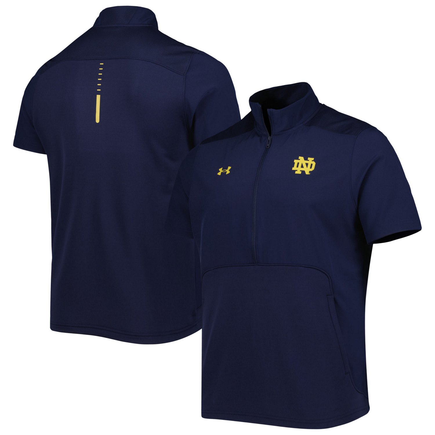 Under Armour Notre Dame Fighting Irish Motivate 20 Half-Zip Jacket