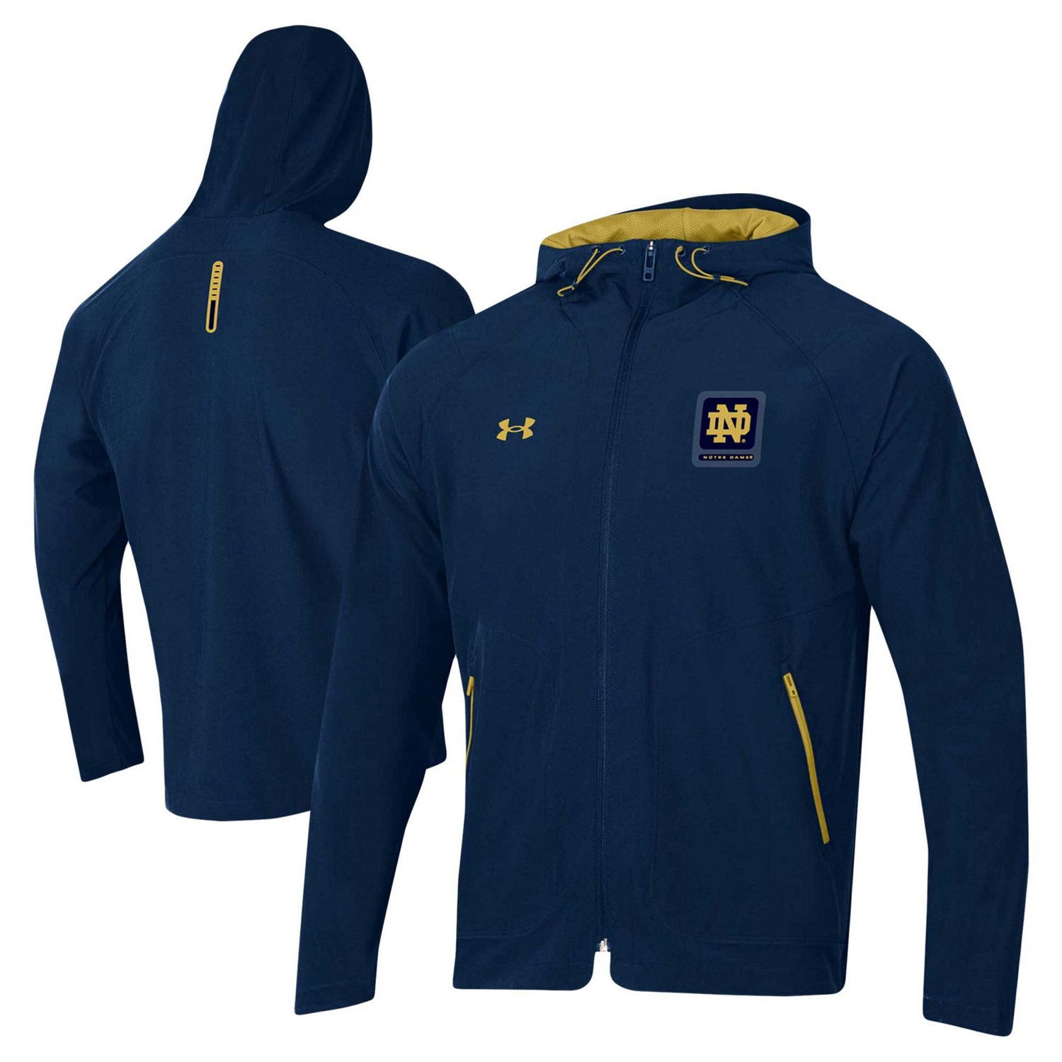 Under Armour Notre Dame Fighting Irish Unstoppable Raglan Full-Zip Jacket