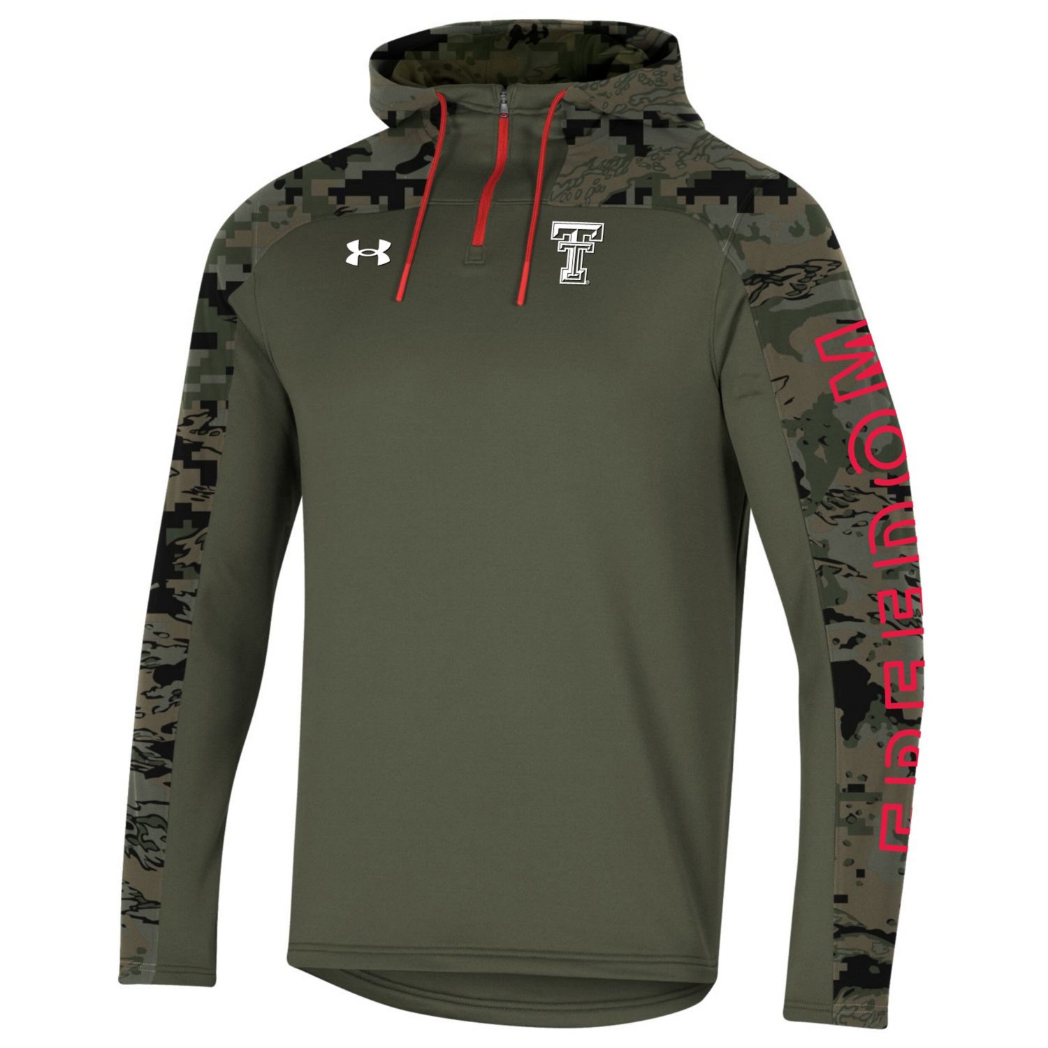 Under Armour Texas Tech Red Raiders Freedom Quarter-Zip Pullover Hoodie - view number 2