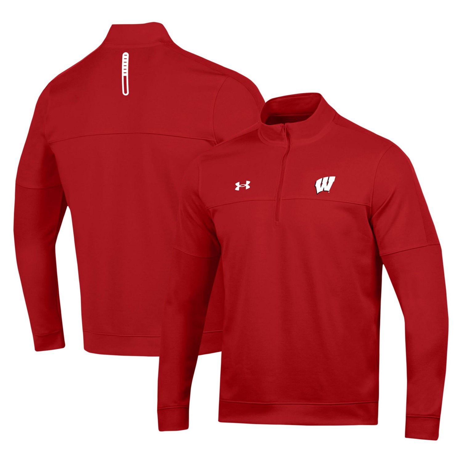 Under Armour Wisconsin Badgers Midlayer Half-Zip Jacket