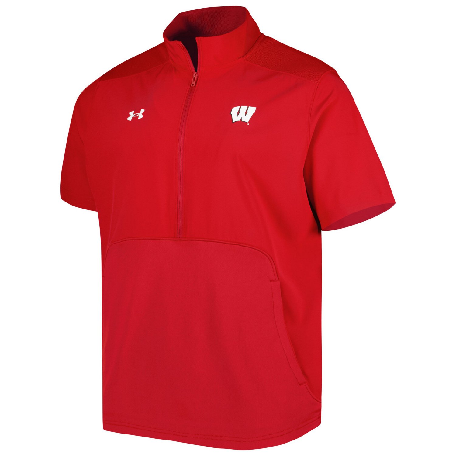 Under Armour Wisconsin Badgers Motivate 20 Half-Zip Jacket - view number 2