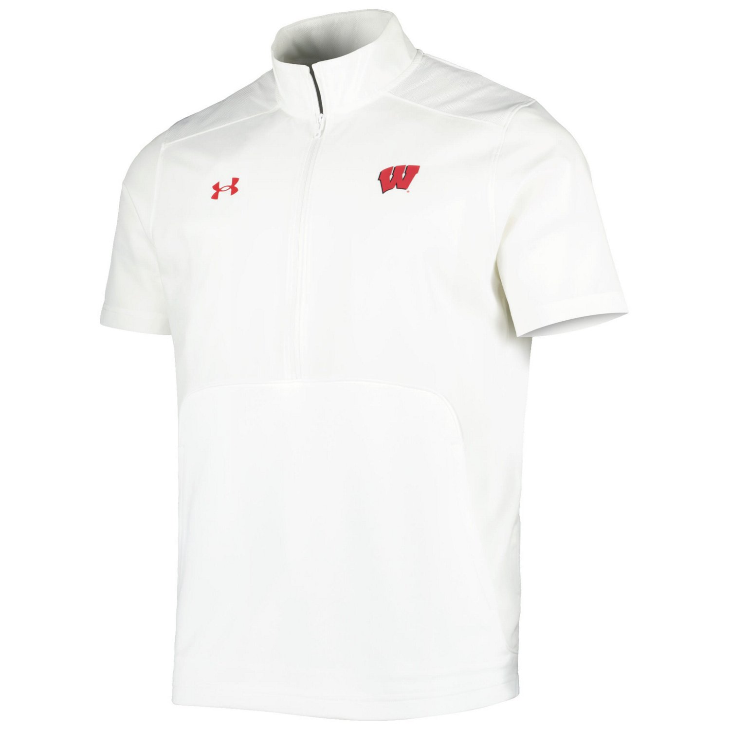 Under Armour Wisconsin Badgers Motivate 20 Half-Zip Jacket - view number 2