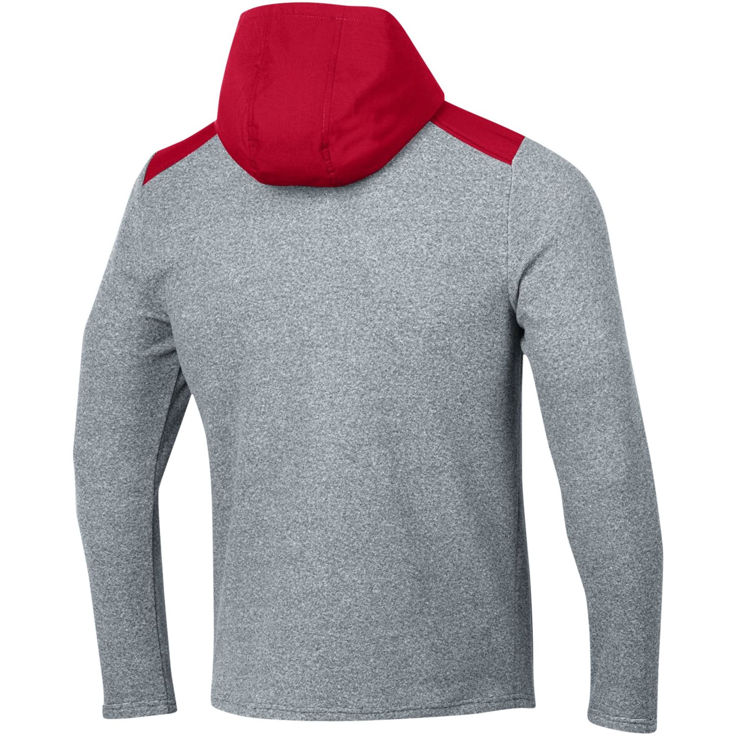 Under Armour Wisconsin Badgers Survivor Fleece Hoodie Quarter-Zip Jacket