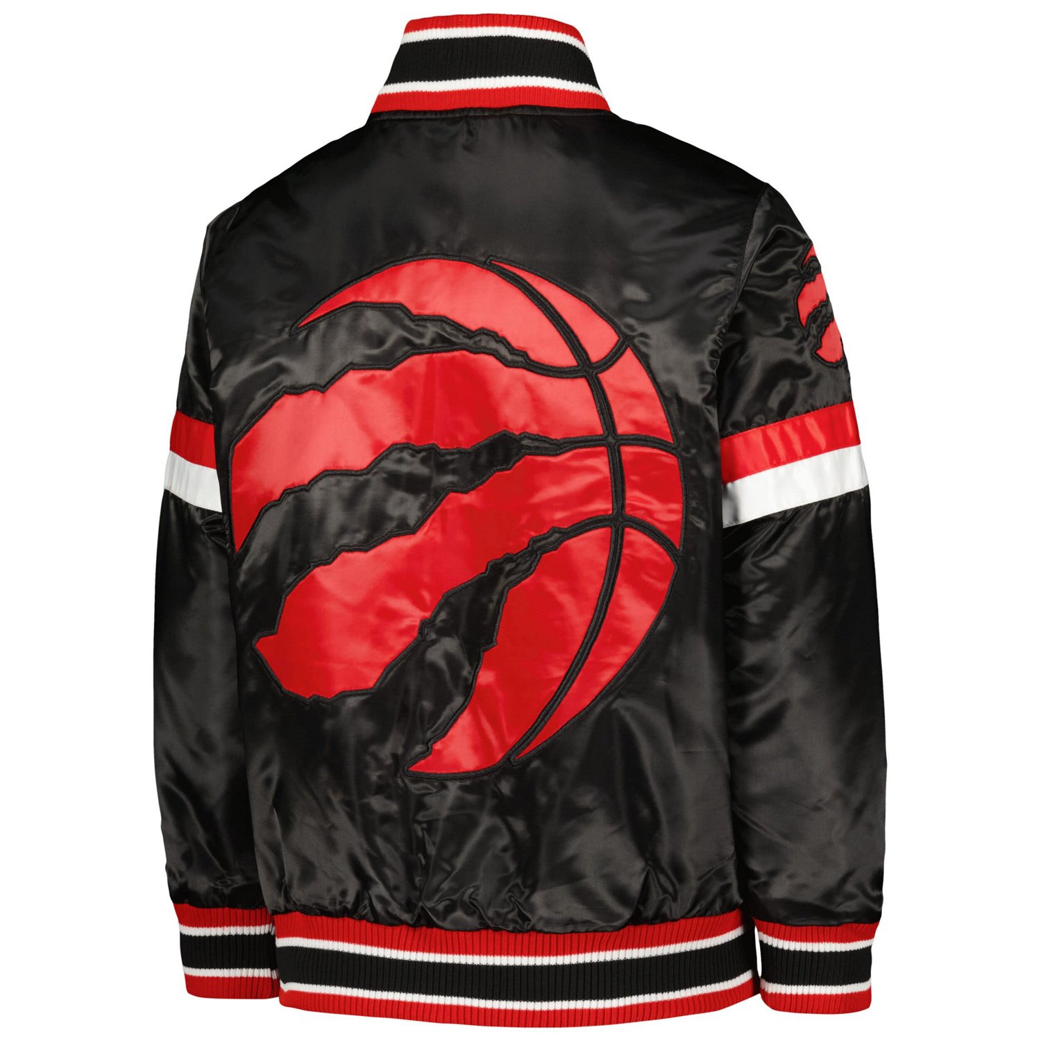 Youth Starter Toronto Raptors Home Game Varsity Satin Full-Snap Jacket                                                           - view number 3