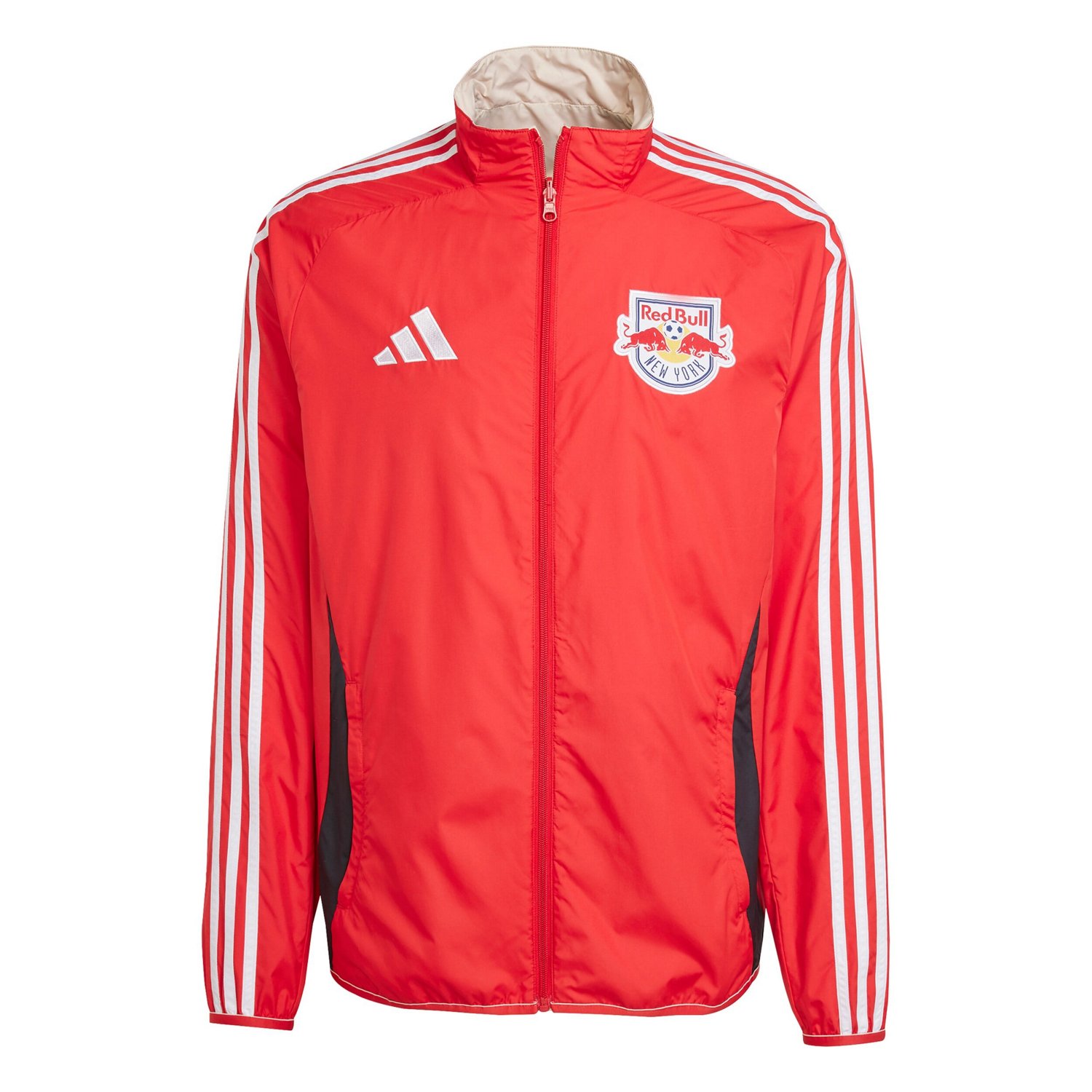adidas White New York Bulls 2025 Anthem Reversible Full-Zip Jacket - view number 2
