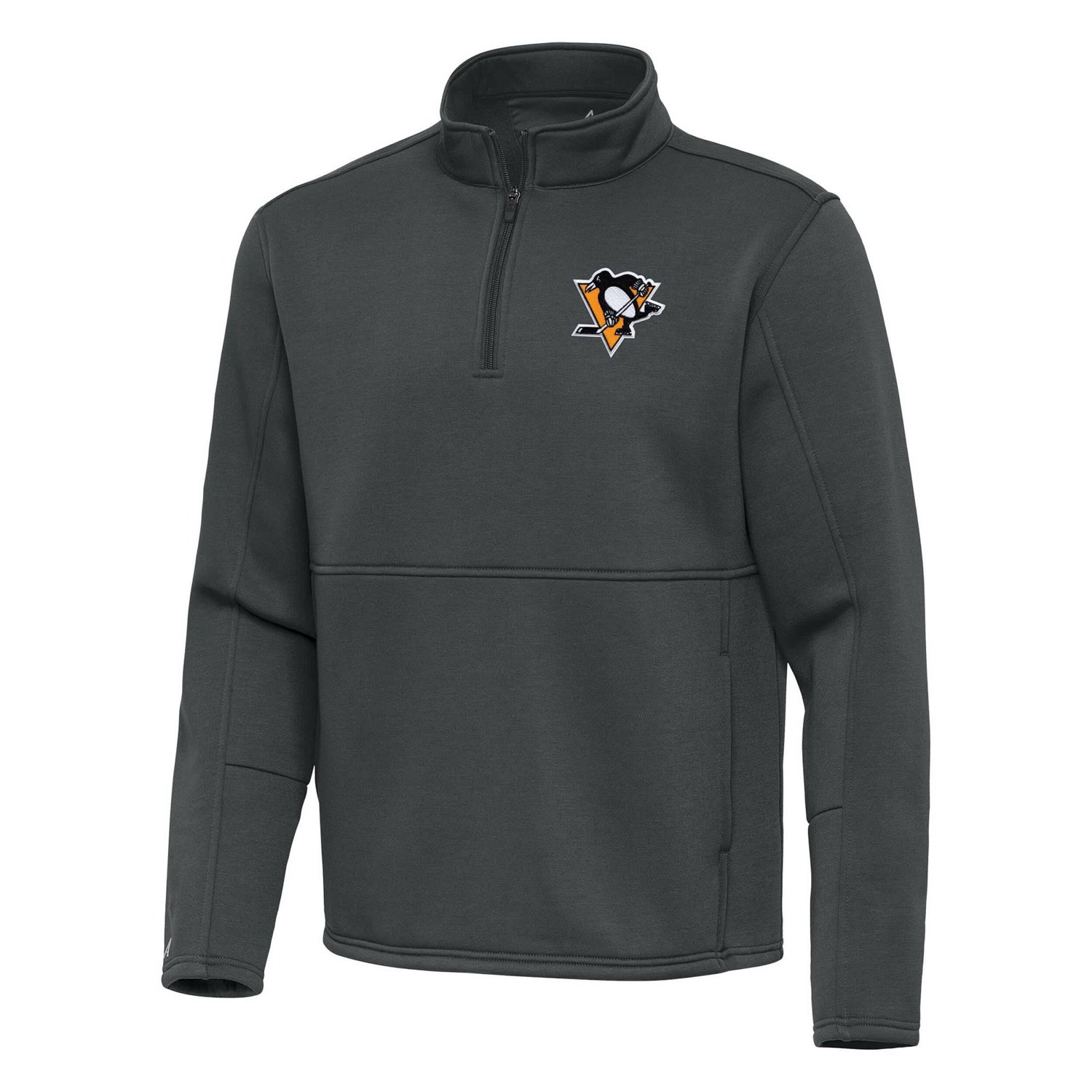 Antigua Pittsburgh Penguins Twist Quarter-Zip Pullover Jacket - view number 2