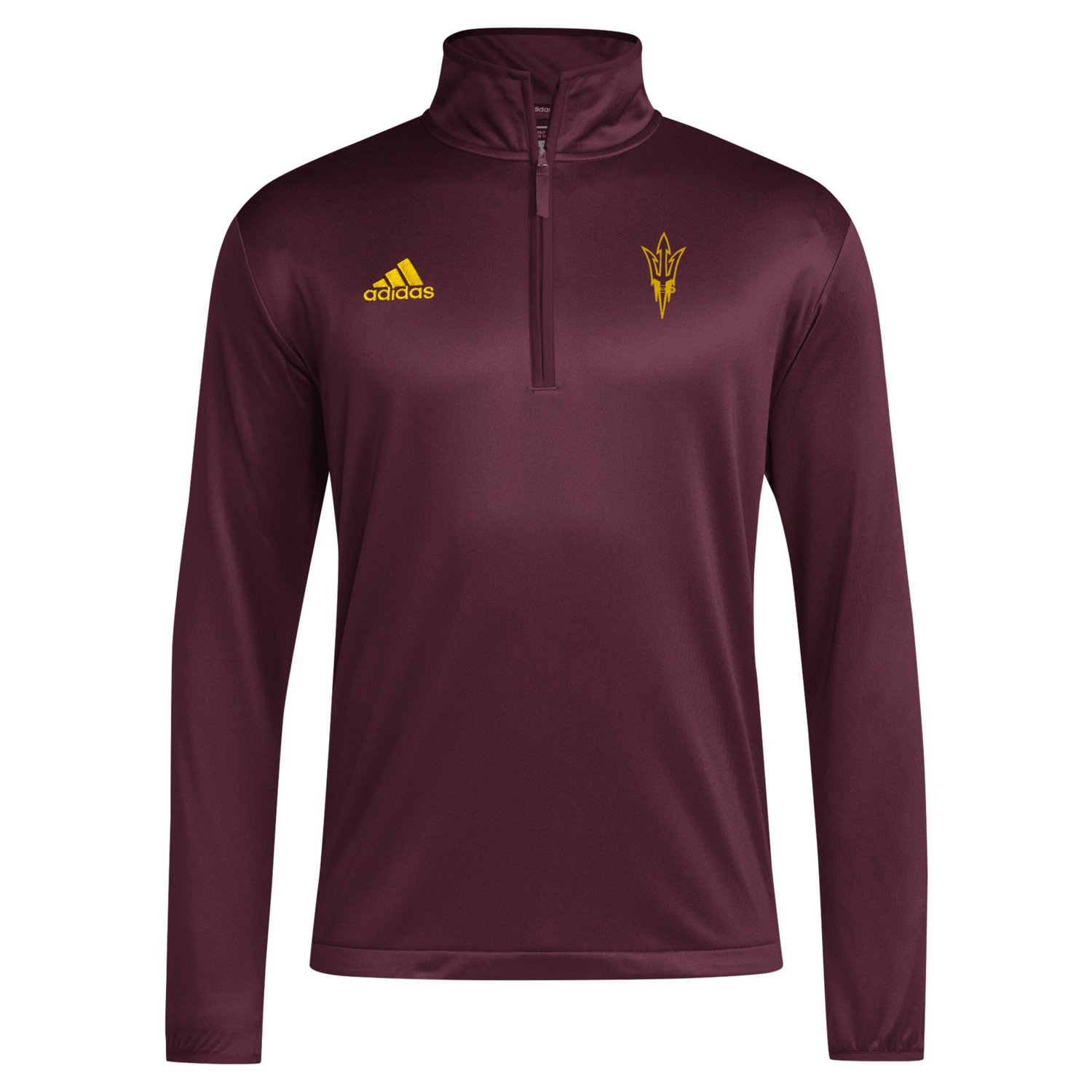 adidas Arizona State Sun Devils 2024 Coaches Sideline Quarter-Zip Top                                                            - view number 2