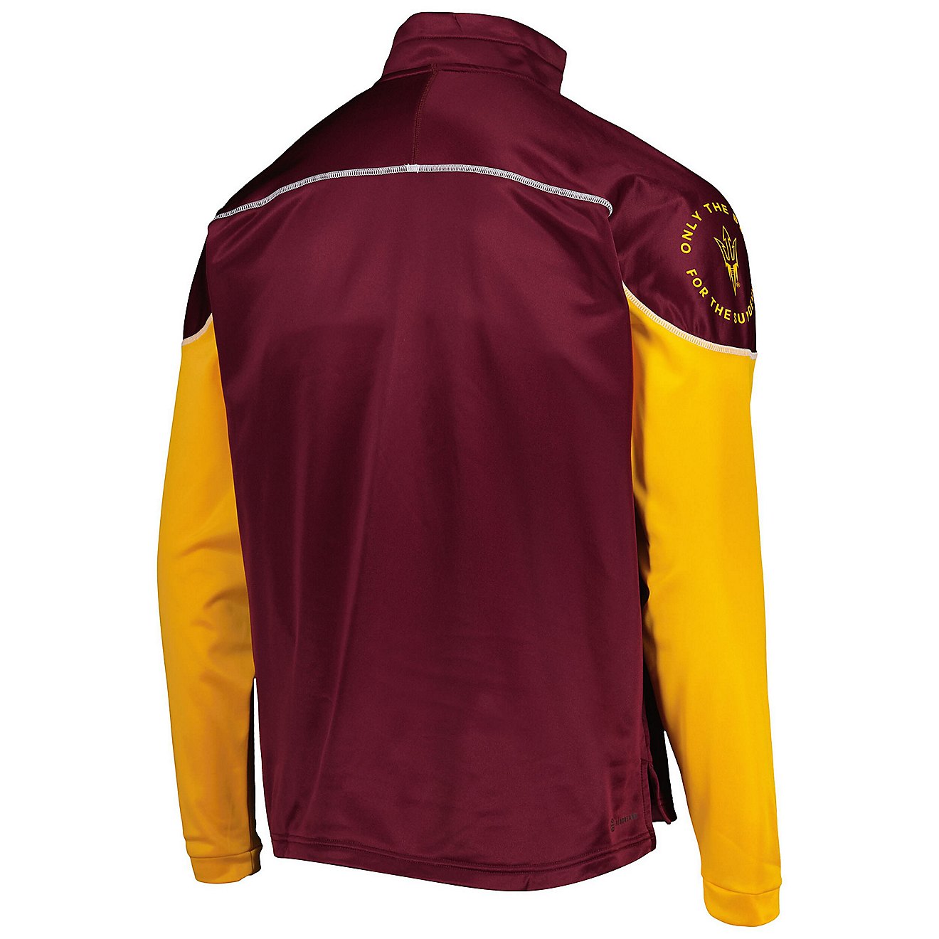 adidas Arizona State Sun Devils AEROREADY Knit Quarter-Snap Jacket adidas Arizona State Sun Devils AEROREADY Knit Quarter-Snap Jacket