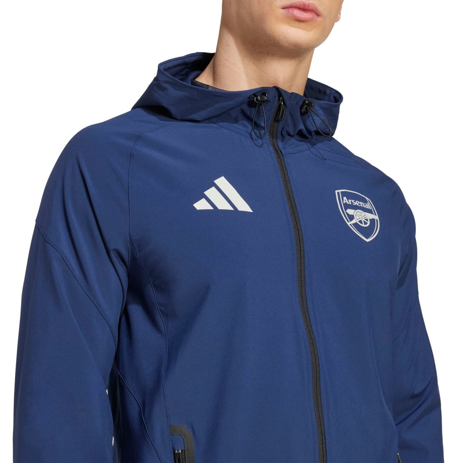 adidas Arsenal 2025 26 Tiro Vis Tech Travel Jacket - view number 3