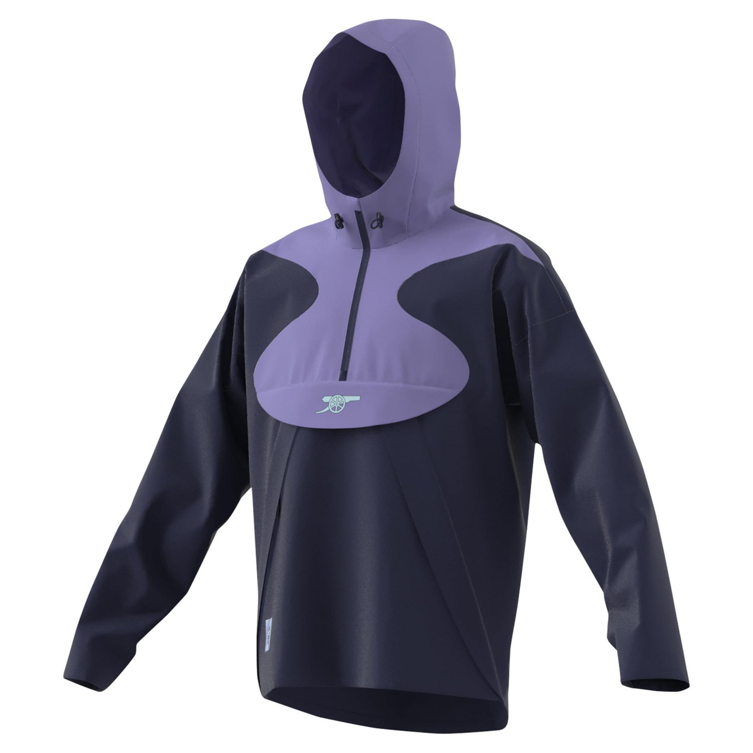 adidas Arsenal Half-Zip Hoodie Windbreaker Jacket - view number 2