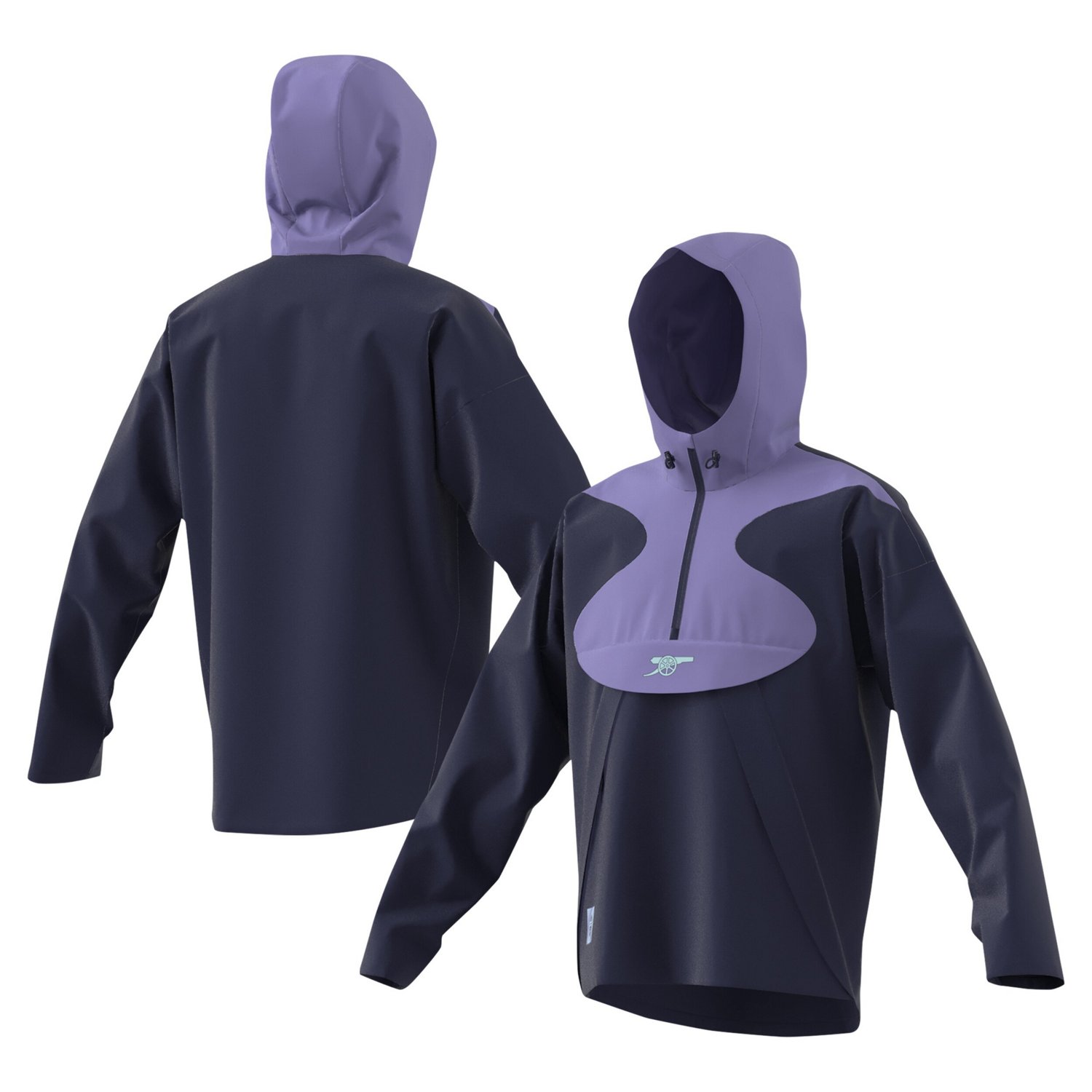 adidas Arsenal Half-Zip Hoodie Windbreaker Jacket