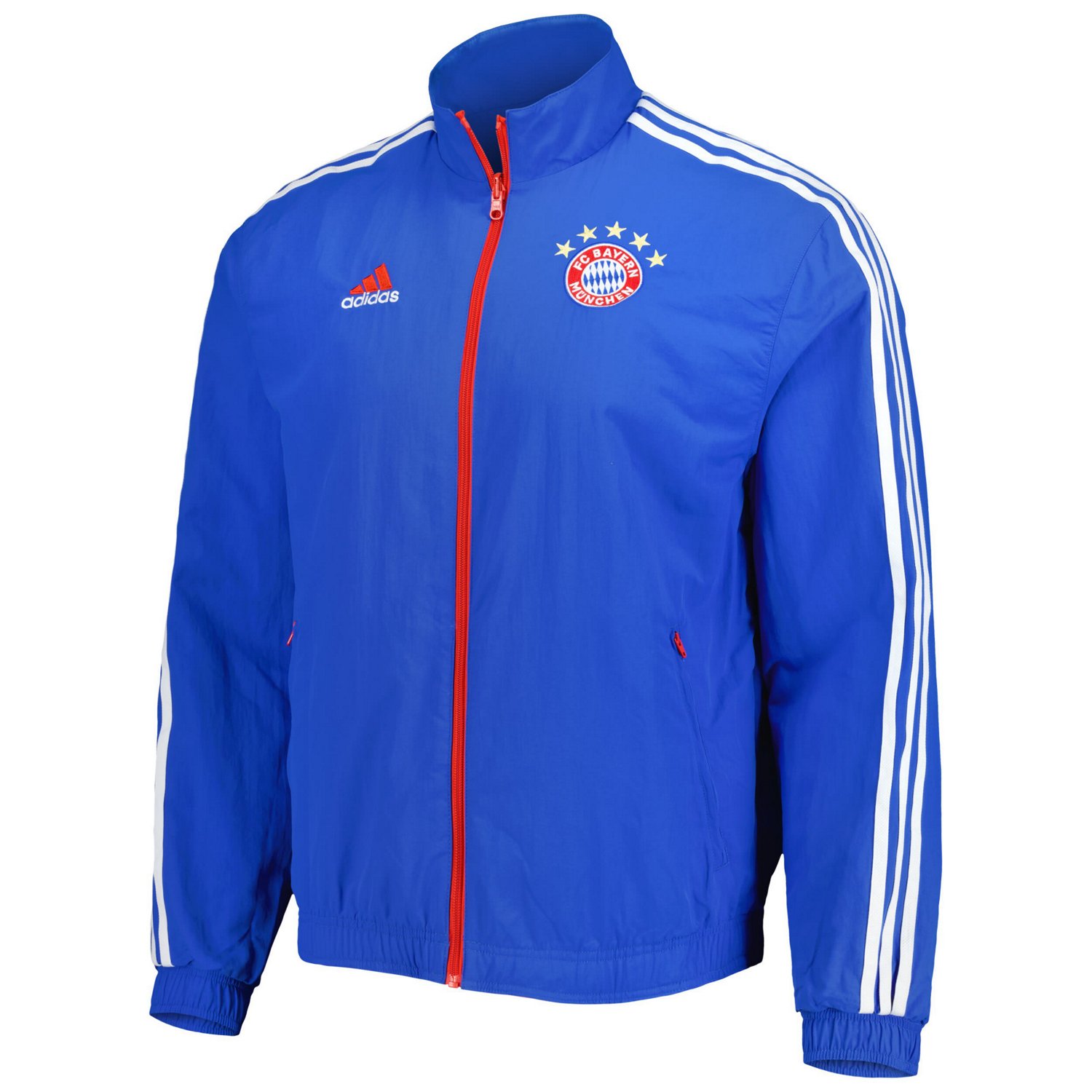 adidas Bayern Munich 2022 23 On-Field Team Logo Anthem Reversible Full-Zip Jacket - view number 4