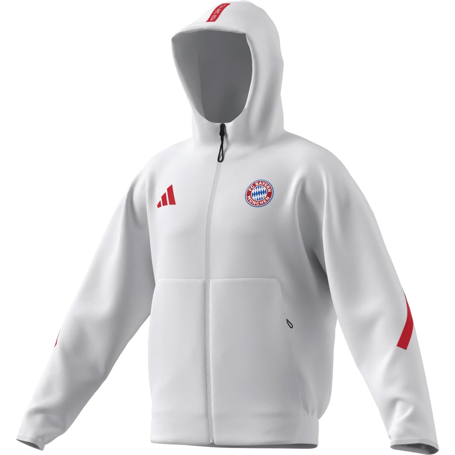 adidas Bayern Munich 2025 26 Anthem Full-Zip Hoodie Jacket - view number 2