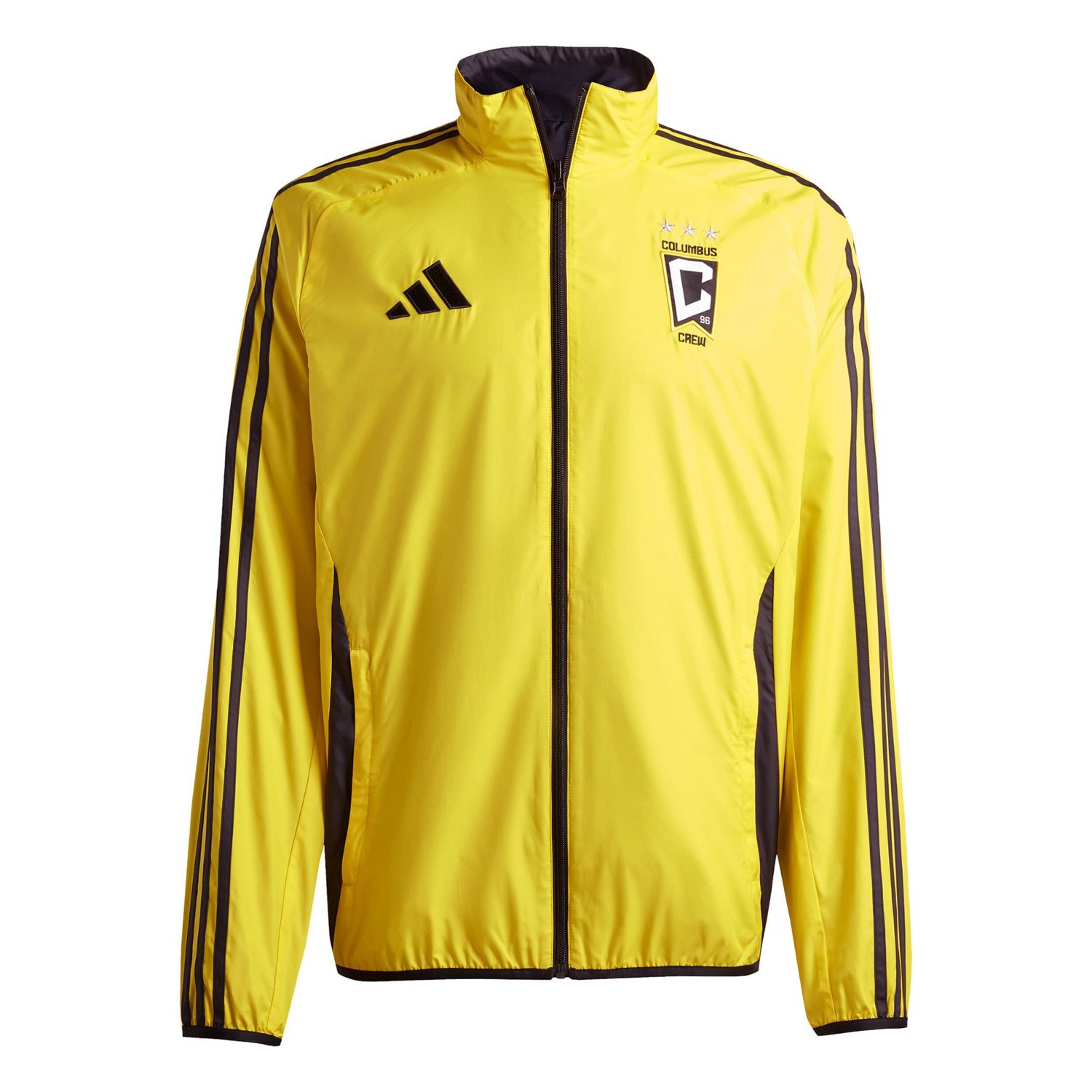 adidas Black Columbus Crew 2025 Anthem Reversible Full-Zip Jacket - view number 2