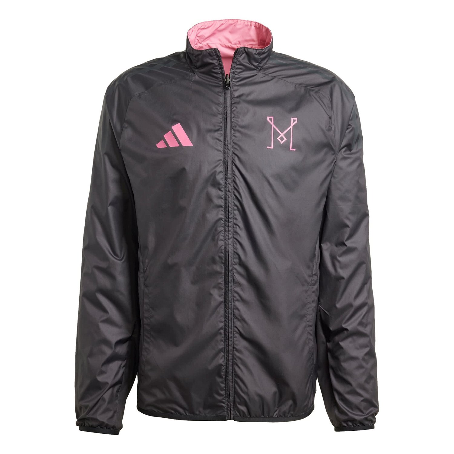 adidas Black Inter Miami CF 2025 Anthem Reversible Full-Zip Jacket - view number 3