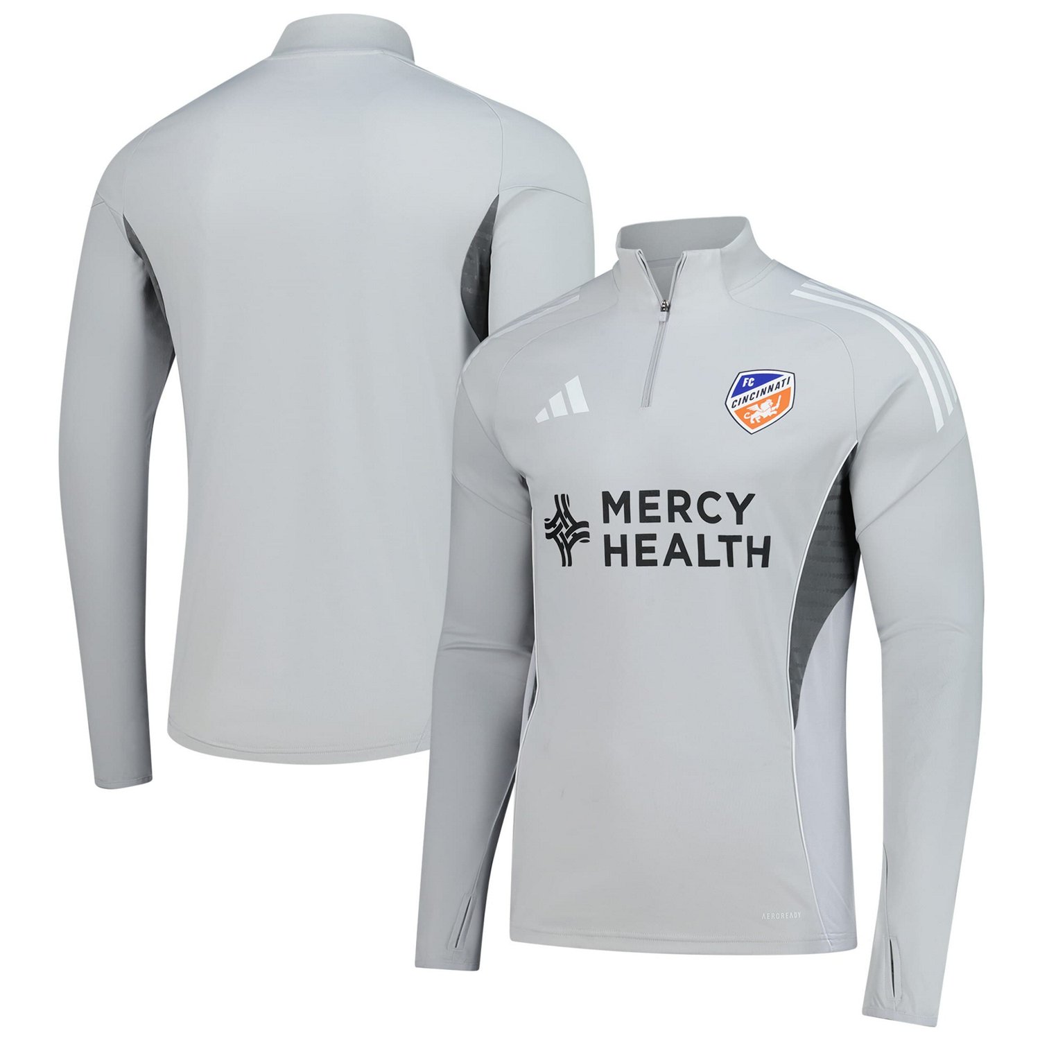 adidas FC Cincinnati 2025 Quarter-Zip Long Sleeve Training Top - view number 1