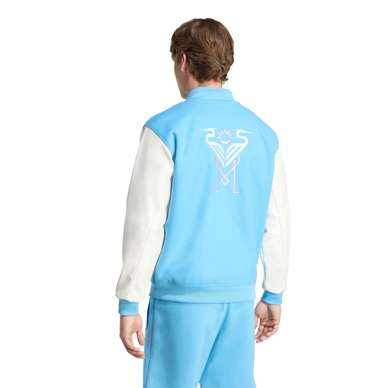 adidas Inter Miami CF 2025 Archive Collection Full-Snap Varsity Jacket - view number 4